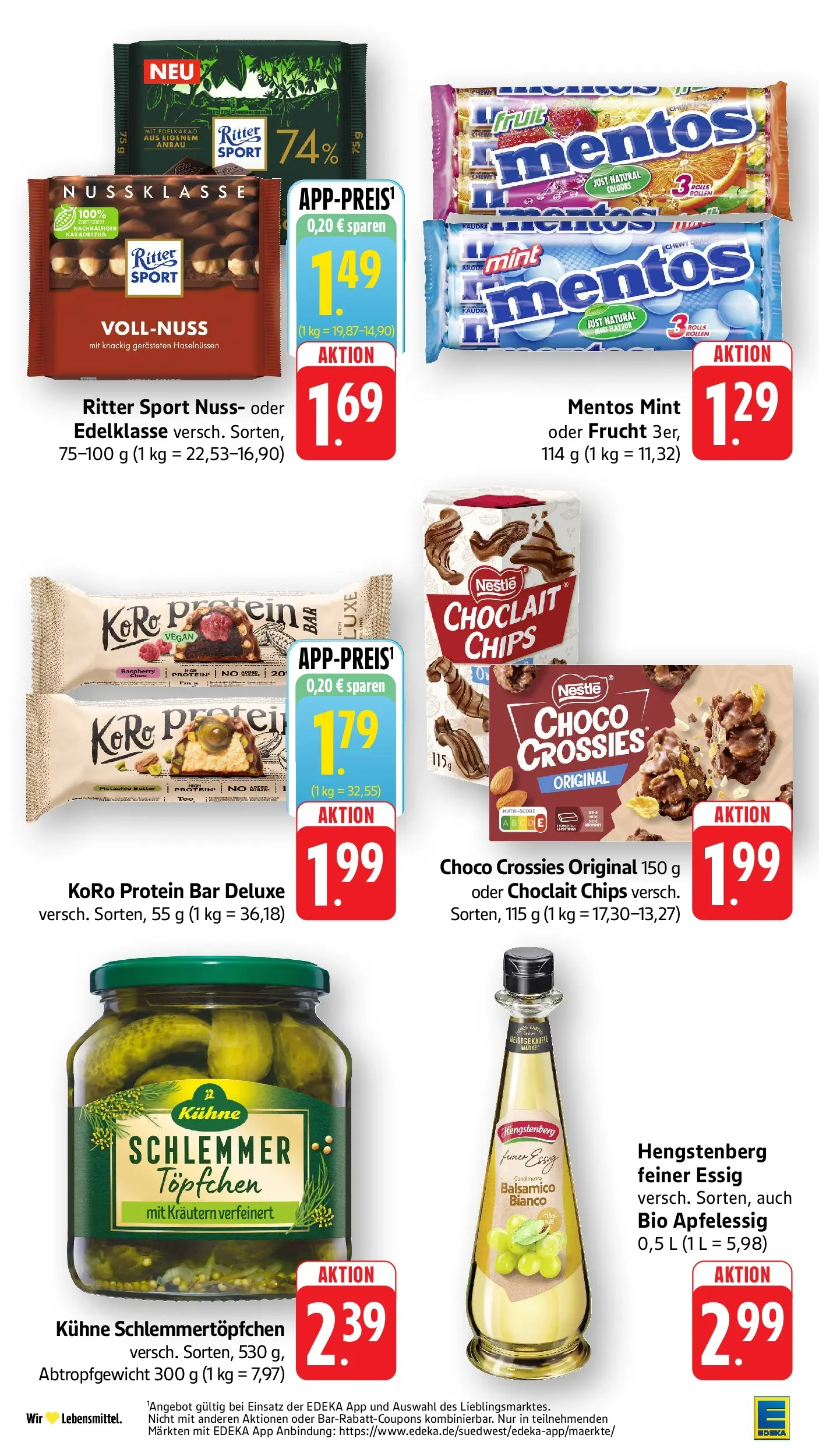 E center Prospekt Kirchheim-Teck	 (ab 10.05.2026) zum Blättern | Seite: 30 | Produkte: Butter, Balsamico, Essig, Ritter sport