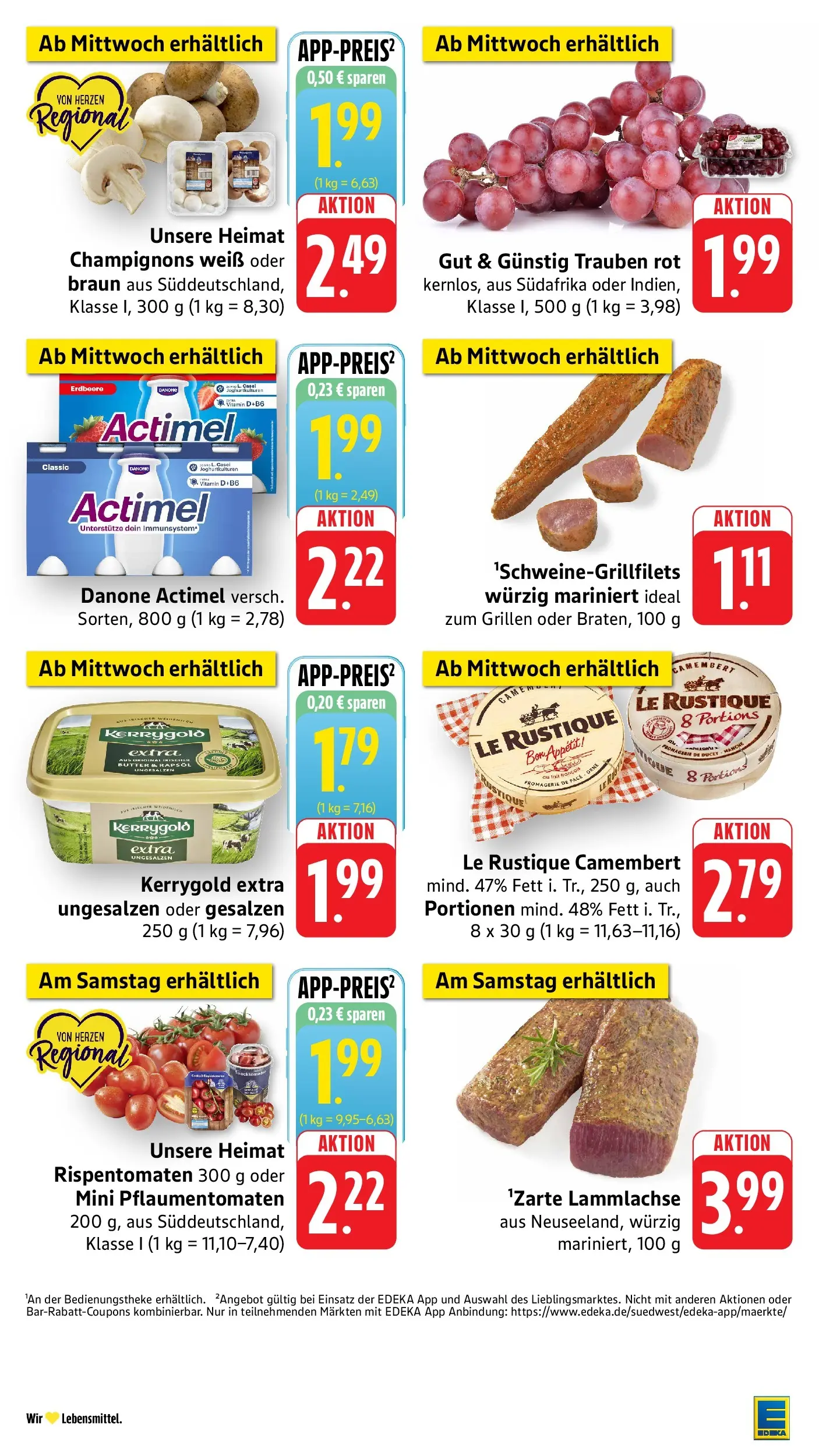 E center Prospekt Kirchheim-Teck	 (ab 10.05.2026) zum Blättern | Seite: 46 | Produkte: Actimel, Butter, Trauben, Rapsöl