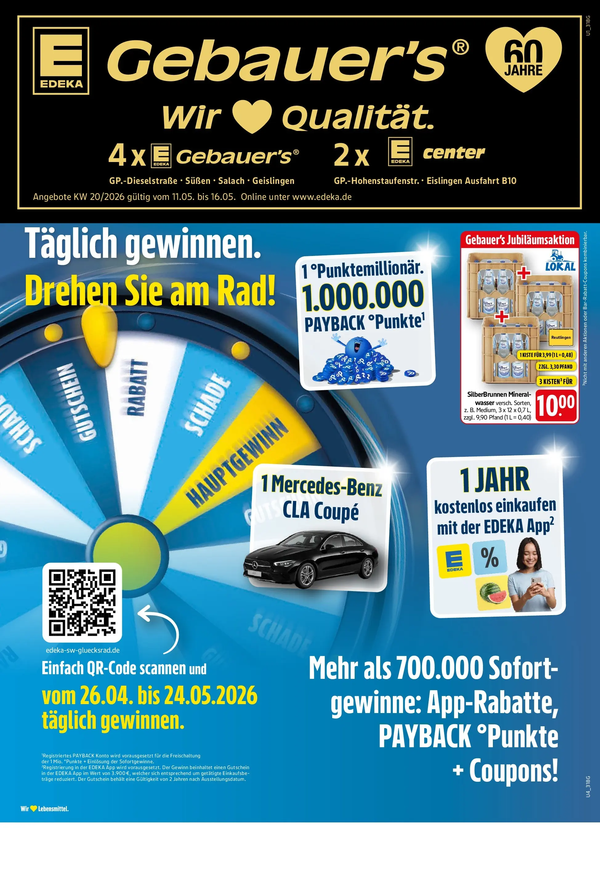 Edeka prospekt Göppingen	 (ab 10.05.2026) » Angebote Online | Seite: 1 | Produkte: Mineralwasser, Wasser