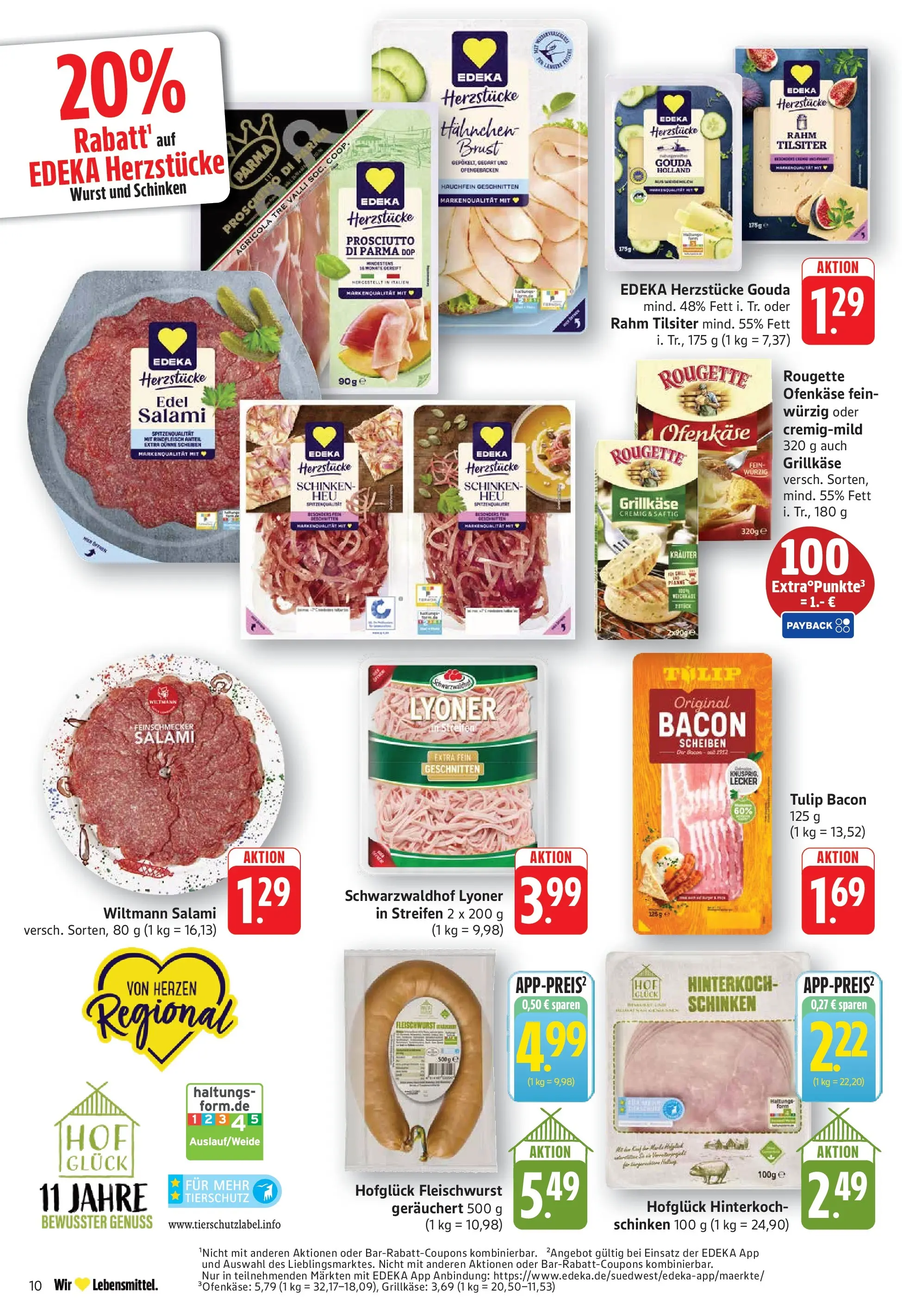 Edeka prospekt Göppingen	 (ab 10.05.2026) » Angebote Online | Seite: 12 | Produkte: Rougette ofenkase, Wurst, Schinken, Rindfleisch