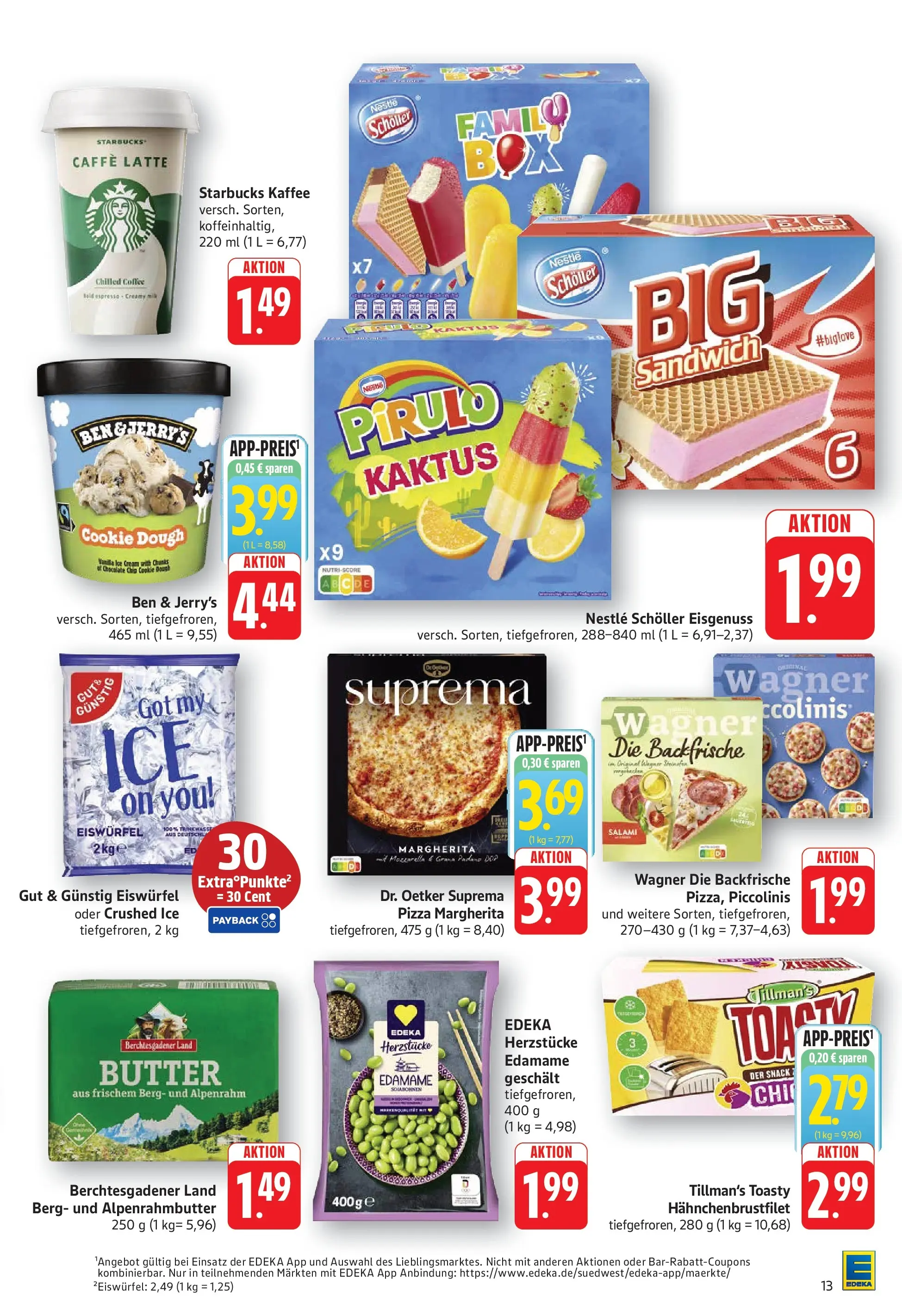 Edeka prospekt Göppingen	 (ab 10.05.2026) » Angebote Online | Seite: 15 | Produkte: Butter, Mozzarella, Starbucks, Ben & Jerry's