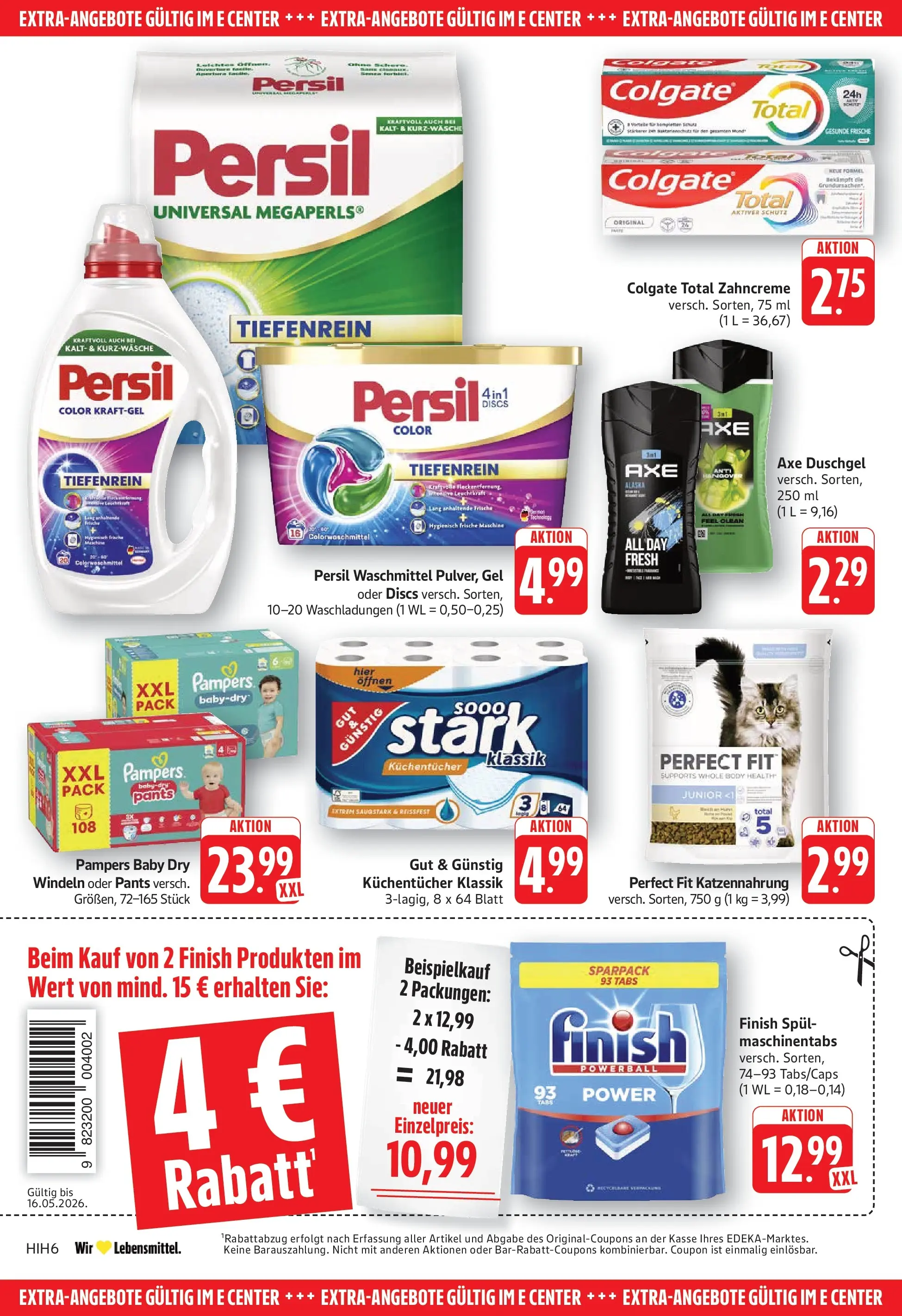Edeka prospekt Göppingen	 (ab 10.05.2026) » Angebote Online | Seite: 28 | Produkte: Finish, Duschgel, Spülmaschinentabs, Shower Gel
