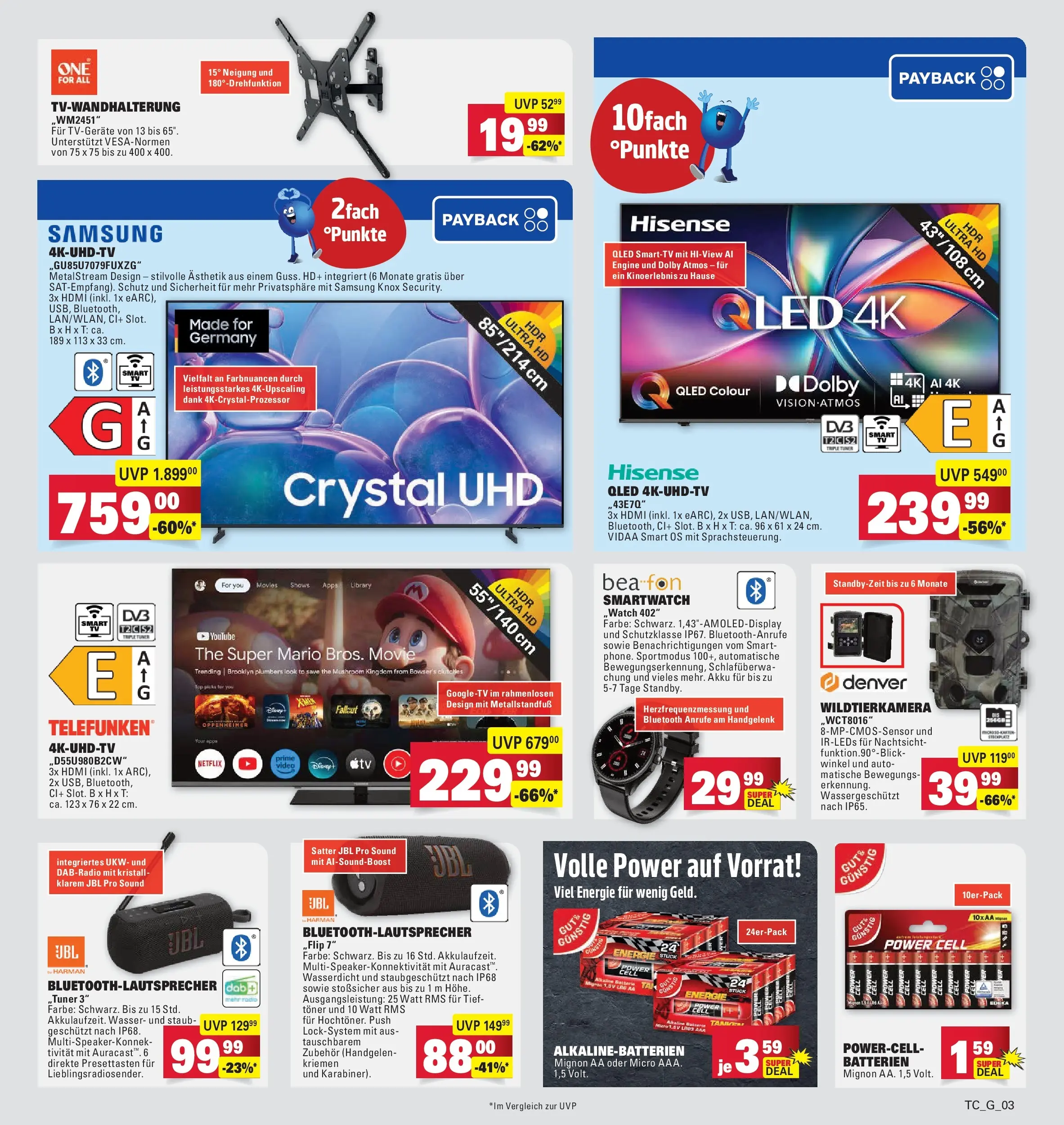Edeka prospekt Göppingen	 (ab 10.05.2026) » Angebote Online | Seite: 33 | Produkte: Toner, Batterien, Samsung, Wasser