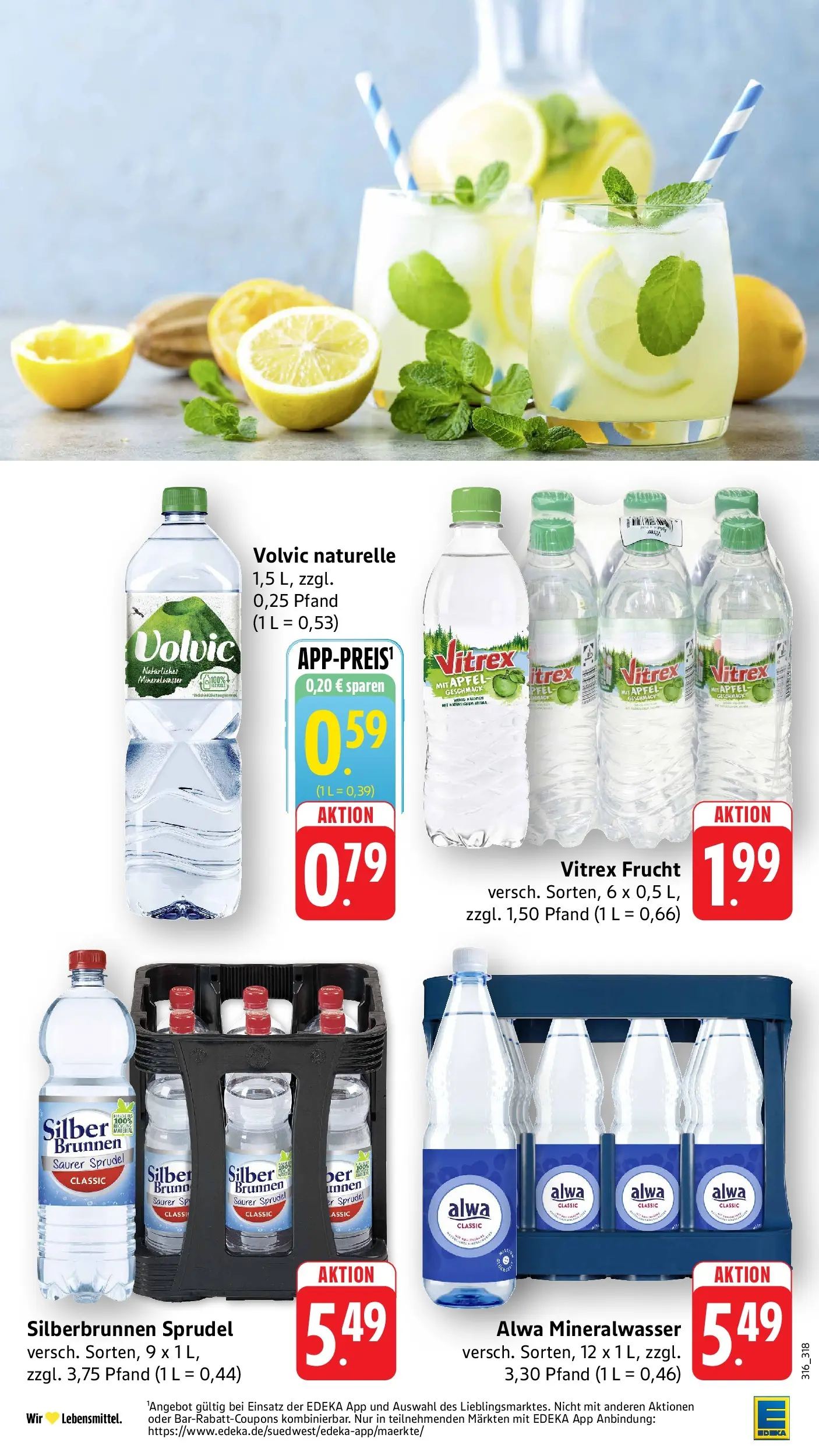 E center Prospekt Kirchheim-Teck	 (ab 10.05.2026) zum Blättern | Seite: 37 | Produkte: Äpfel, Mineralwasser, Volvic