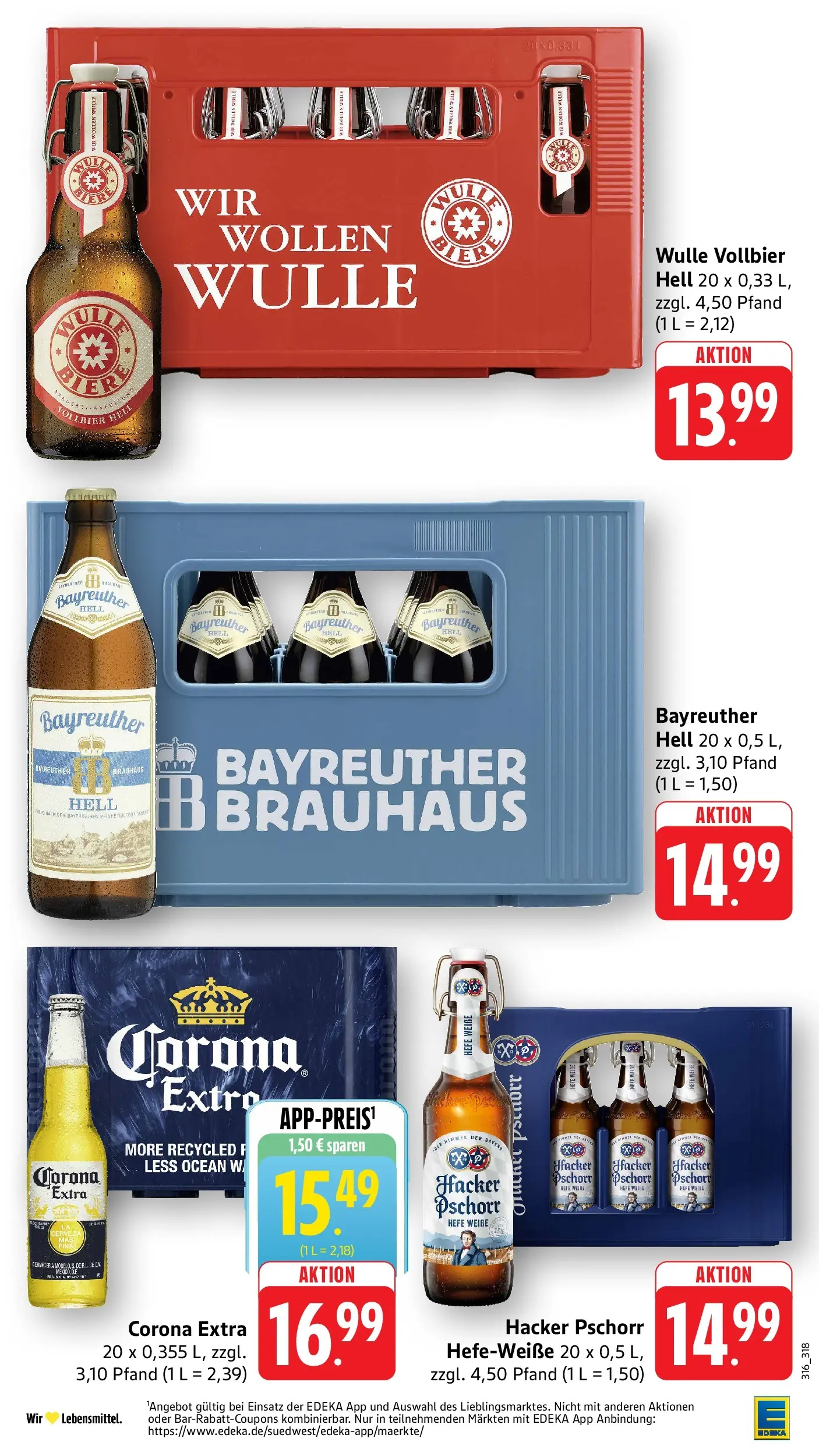 E center Prospekt Kirchheim-Teck	 (ab 10.05.2026) zum Blättern | Seite: 39 | Produkte: Bayreuther hell