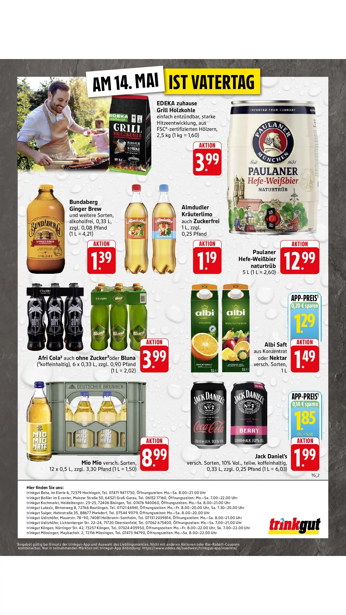 E center Prospekt Köngen	 (ab 10.05.2026) zum Blättern | Seite: 59 | Produkte: Coca cola, Saft, Uhr, Paulaner