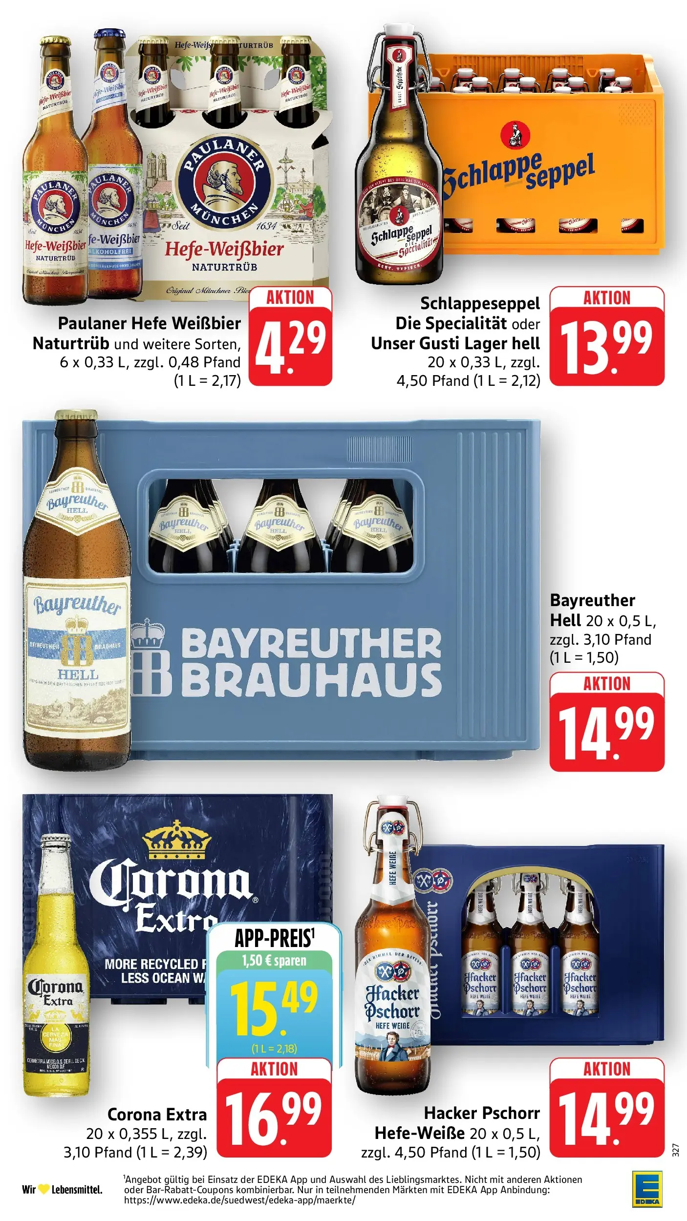 Edeka prospekt Großostheim	 (ab 10.05.2026) » Angebote Online | Seite: 39 | Produkte: Bier, Weißbier, Hefe weissbier, Paulaner