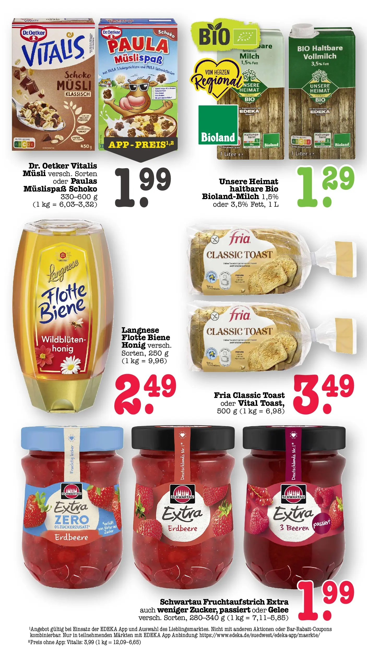 E center Prospekt Sinzheim (ab 10.05.2026) zum Blättern | Seite: 41 | Produkte: Musli, Milch, Toast, Schwartau extra E center Prospekt Sinzheim (ab 10.05.2026) zum Blättern | Seite: 41 | Produkte: Musli, Milch, Toast, Schwartau extra