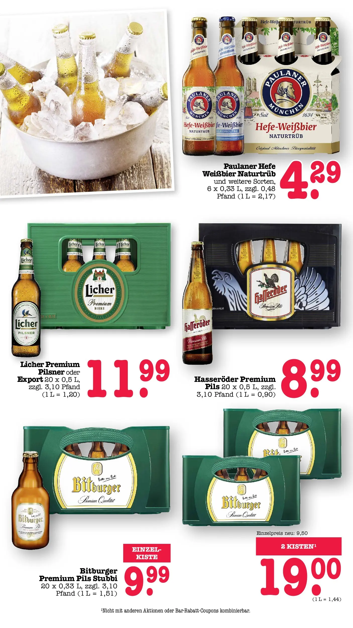 Edeka prospekt Offenbach (ab 10.05.2026) » Angebote Online | Seite: 49 | Produkte: Weißbier, Hefe weissbier, Hasseröder, Paulaner Edeka prospekt Offenbach (ab 10.05.2026) » Angebote Online | Seite: 49 | Produkte: Weißbier, Hefe weissbier, Hasseröder, Paulaner