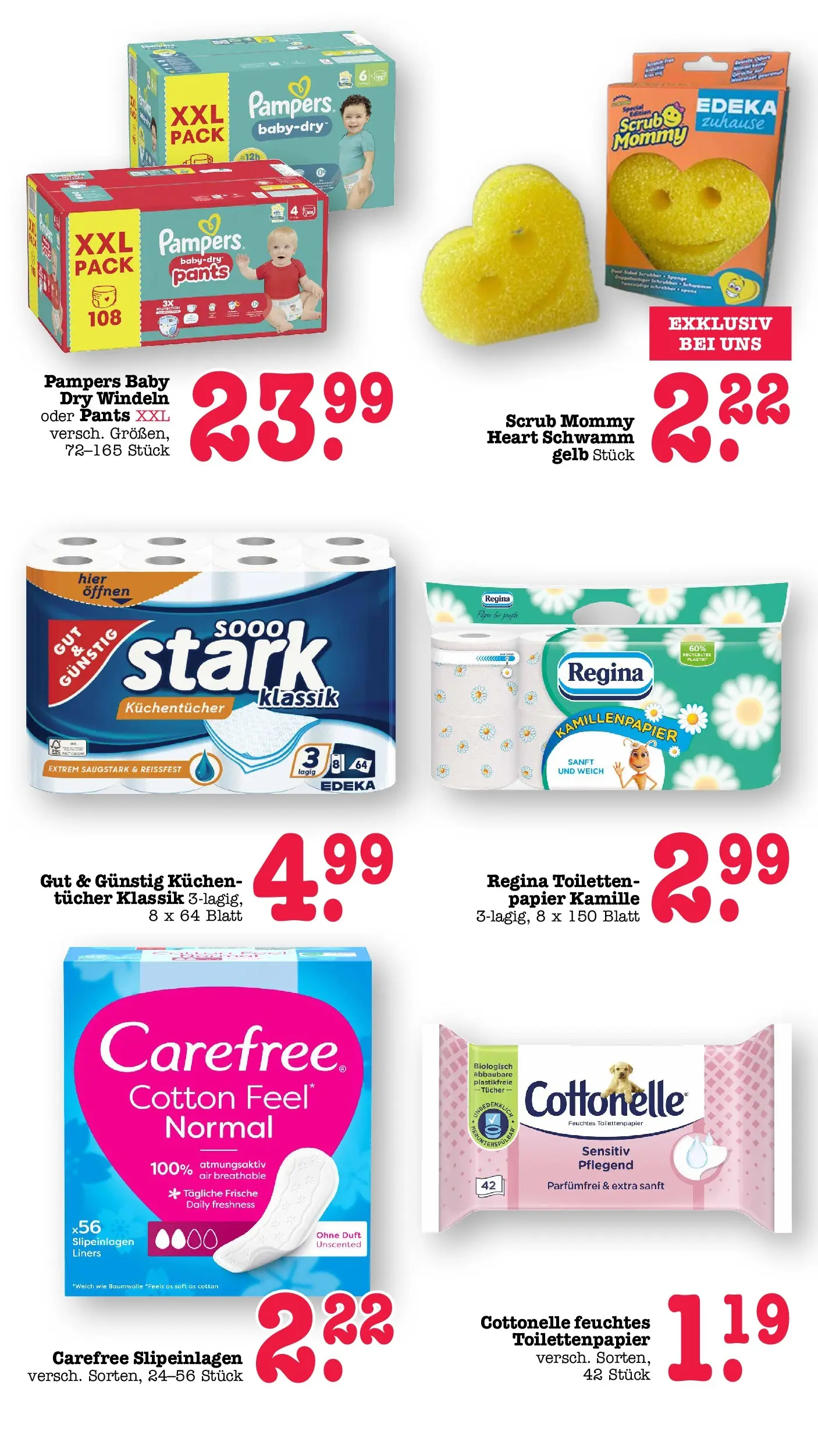 E center Prospekt Sinzheim (ab 10.05.2026) zum Blättern | Seite: 65 | Produkte: Pampers, Duft, Toilettenpapier, Feuchtes Toilettenpapier E center Prospekt Sinzheim (ab 10.05.2026) zum Blättern | Seite: 65 | Produkte: Pampers, Duft, Toilettenpapier, Feuchtes Toilettenpapier