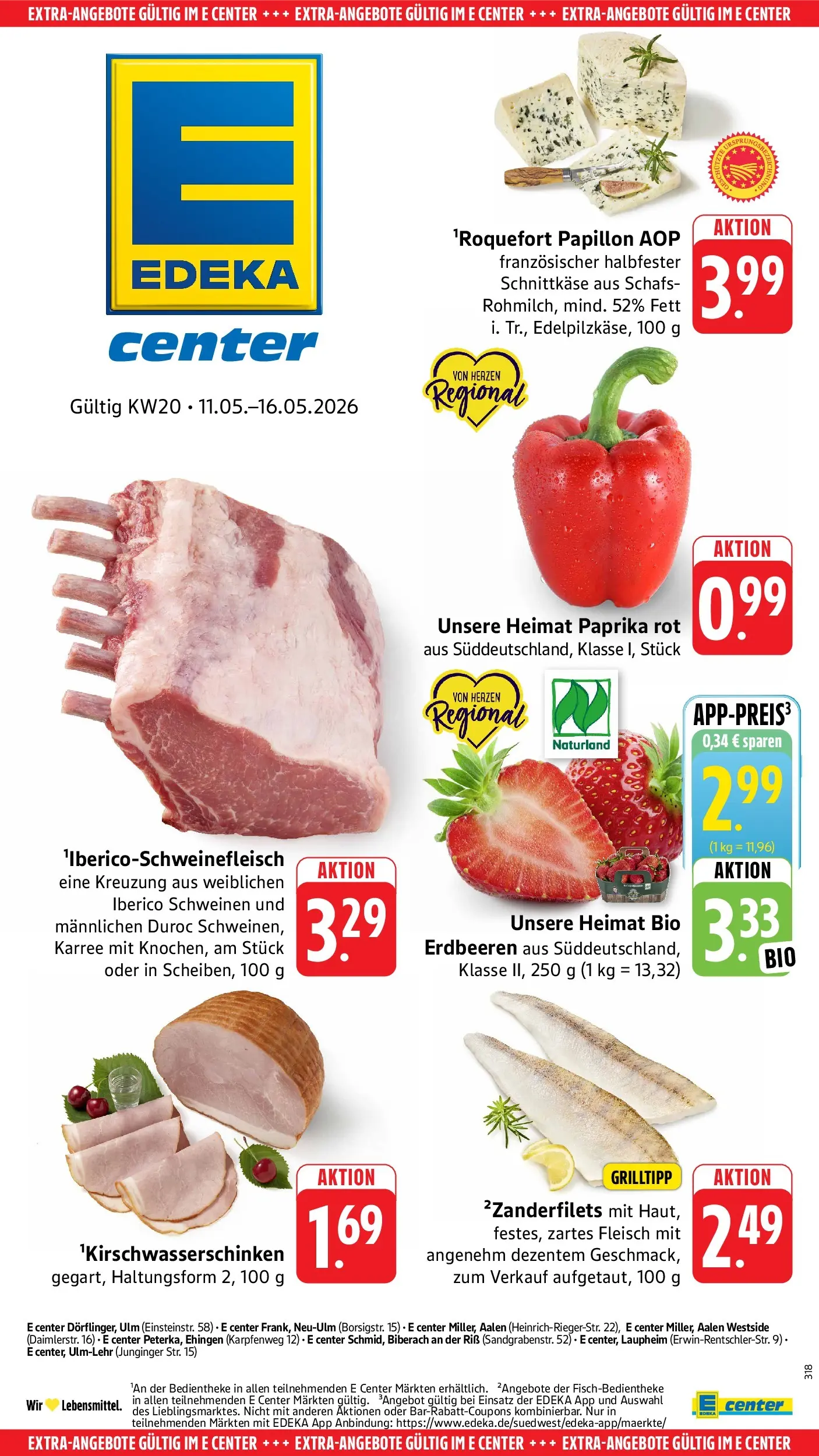 E center Prospekt Ulm-Lehr	 (ab 10.05.2026) zum Blättern | Seite: 51 | Produkte: Whisky, Mandeln, Birne, Whiskey