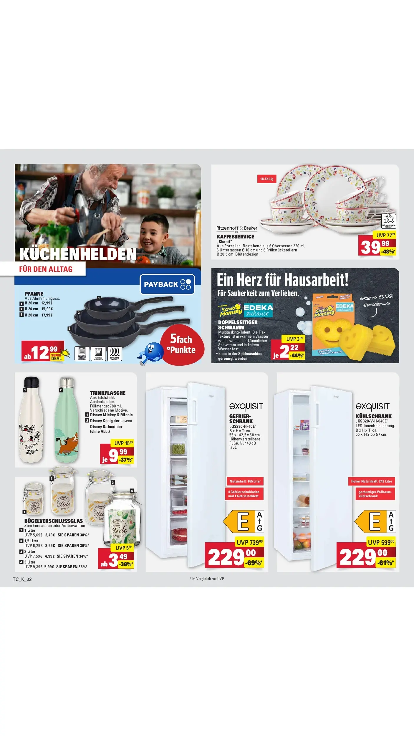 E center Prospekt Kirchheim-Teck	 (ab 10.05.2026) zum Blättern | Seite: 59 | Produkte: Schrank, Kühlschrank, Wasser