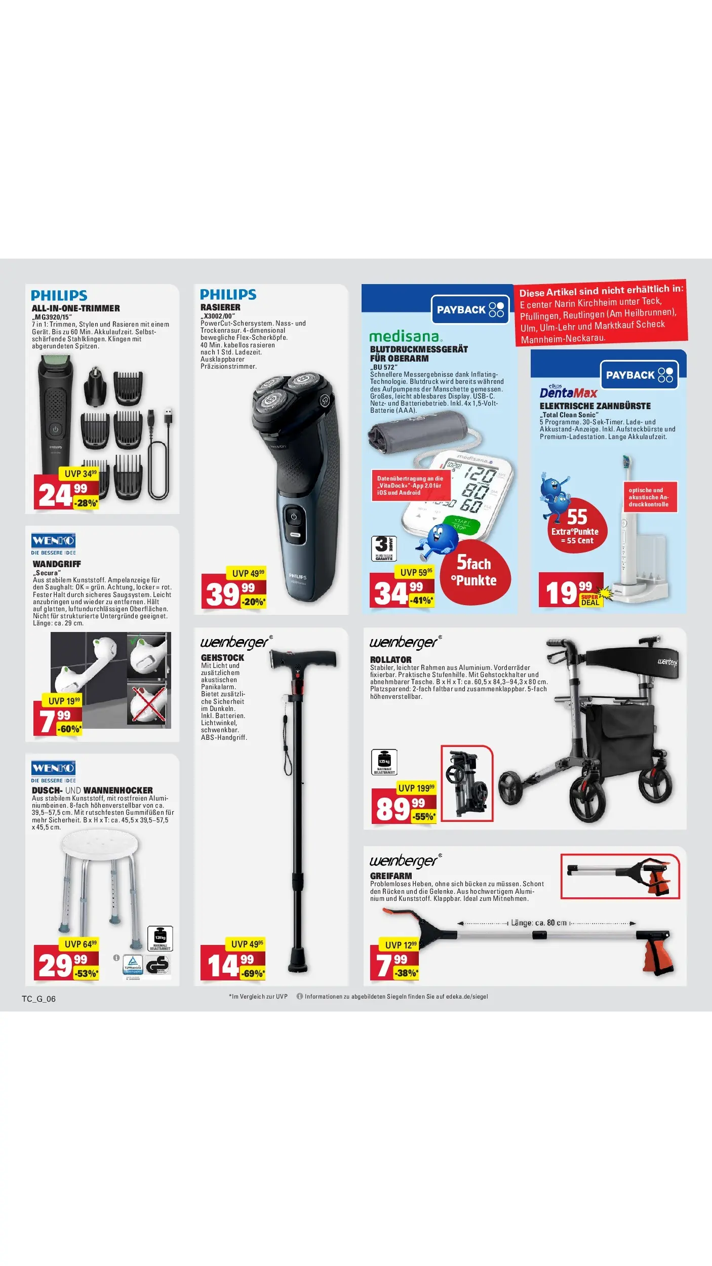 E center Prospekt Sinzheim (ab 10.05.2026) zum Blättern | Seite: 89 | Produkte: Philips, USB, Elektrische zahnbürste, Zahnbürste E center Prospekt Sinzheim (ab 10.05.2026) zum Blättern | Seite: 89 | Produkte: Philips, USB, Elektrische zahnbürste, Zahnbürste