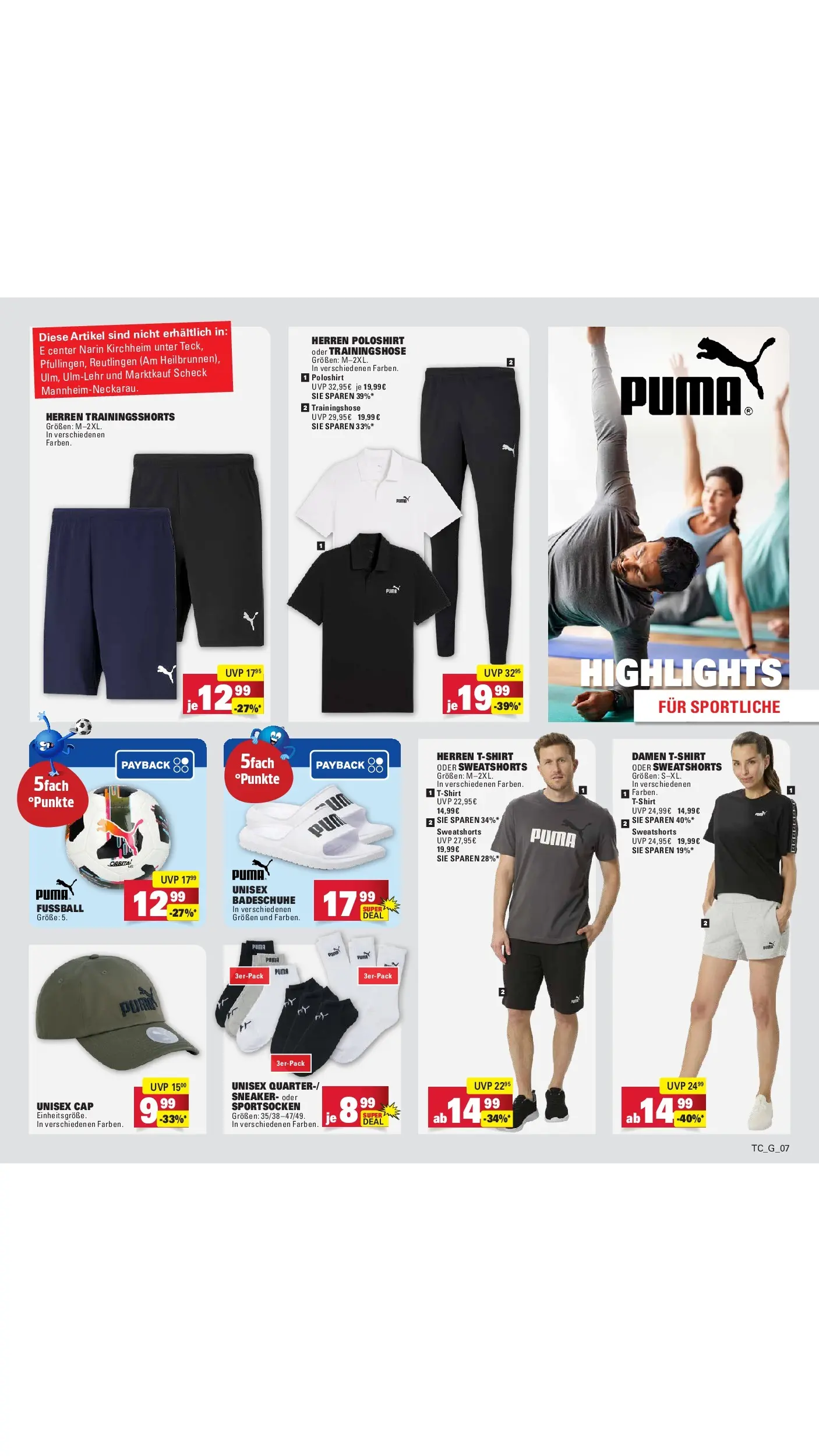 E center Prospekt Sinzheim (ab 10.05.2026) zum Blättern | Seite: 90 | Produkte: Sweatshorts, Trainingshose, Poloshirt, Fußball E center Prospekt Sinzheim (ab 10.05.2026) zum Blättern | Seite: 90 | Produkte: Sweatshorts, Trainingshose, Poloshirt, Fußball