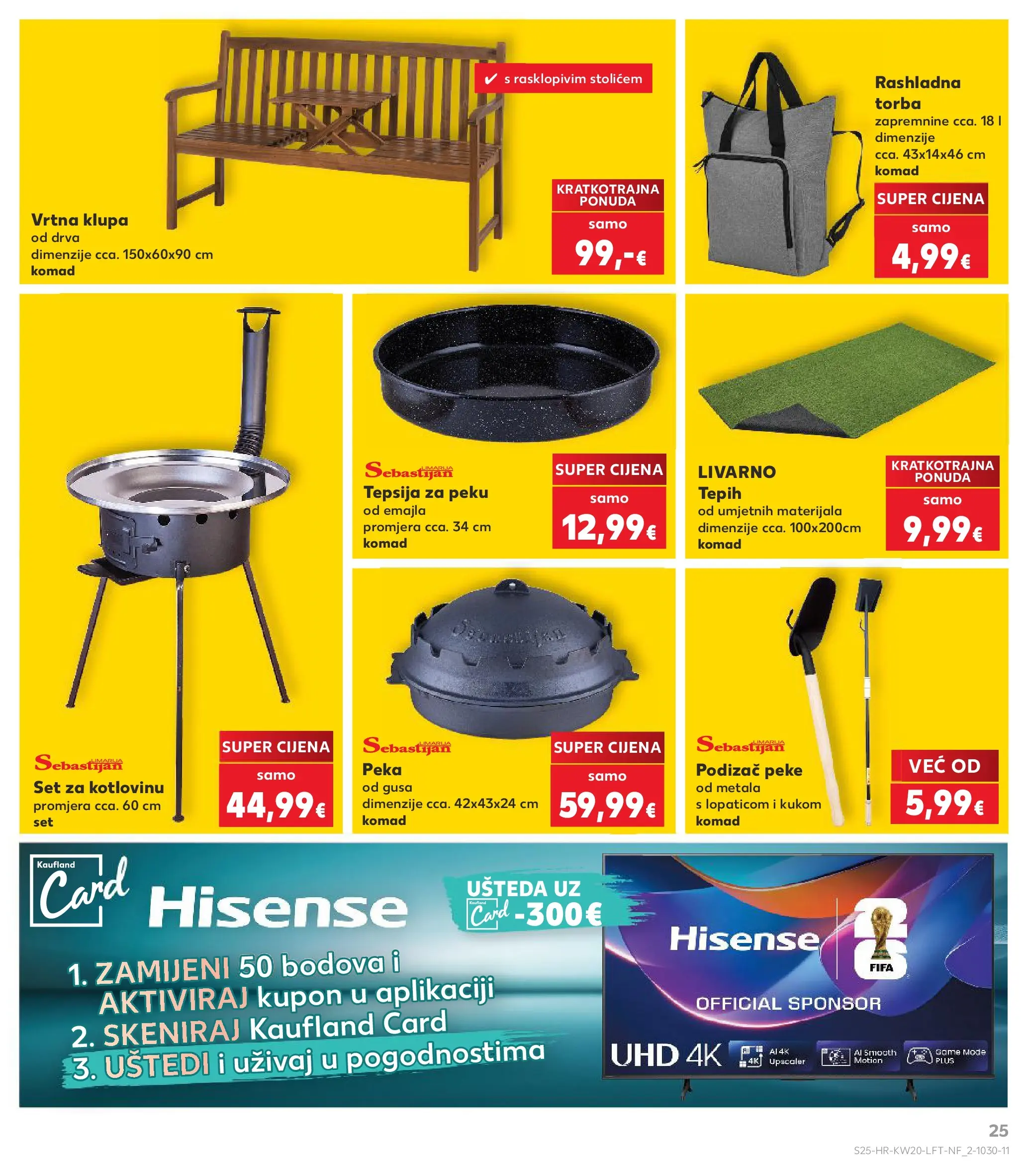 Kaufland - Kaufland katalog do 19.05.2026 novi od 12.05.2026 na listanje > letak digitalni | Stranica: 25 | Proizvodi: Tepih, Pan, Torba