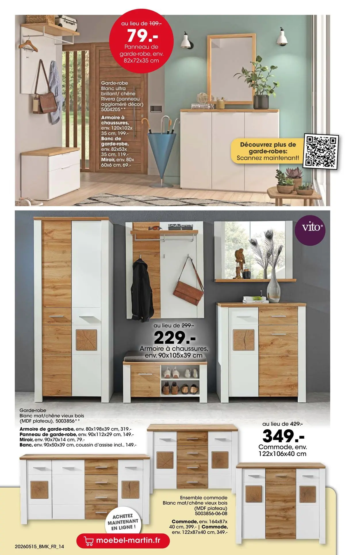 Möbel Martin - Möbel Martin: Offres hebdomadaires à partir du 15/05/2026 - promo en ligne | Page: 14 | Produits: Plateau, Armoire, Commode