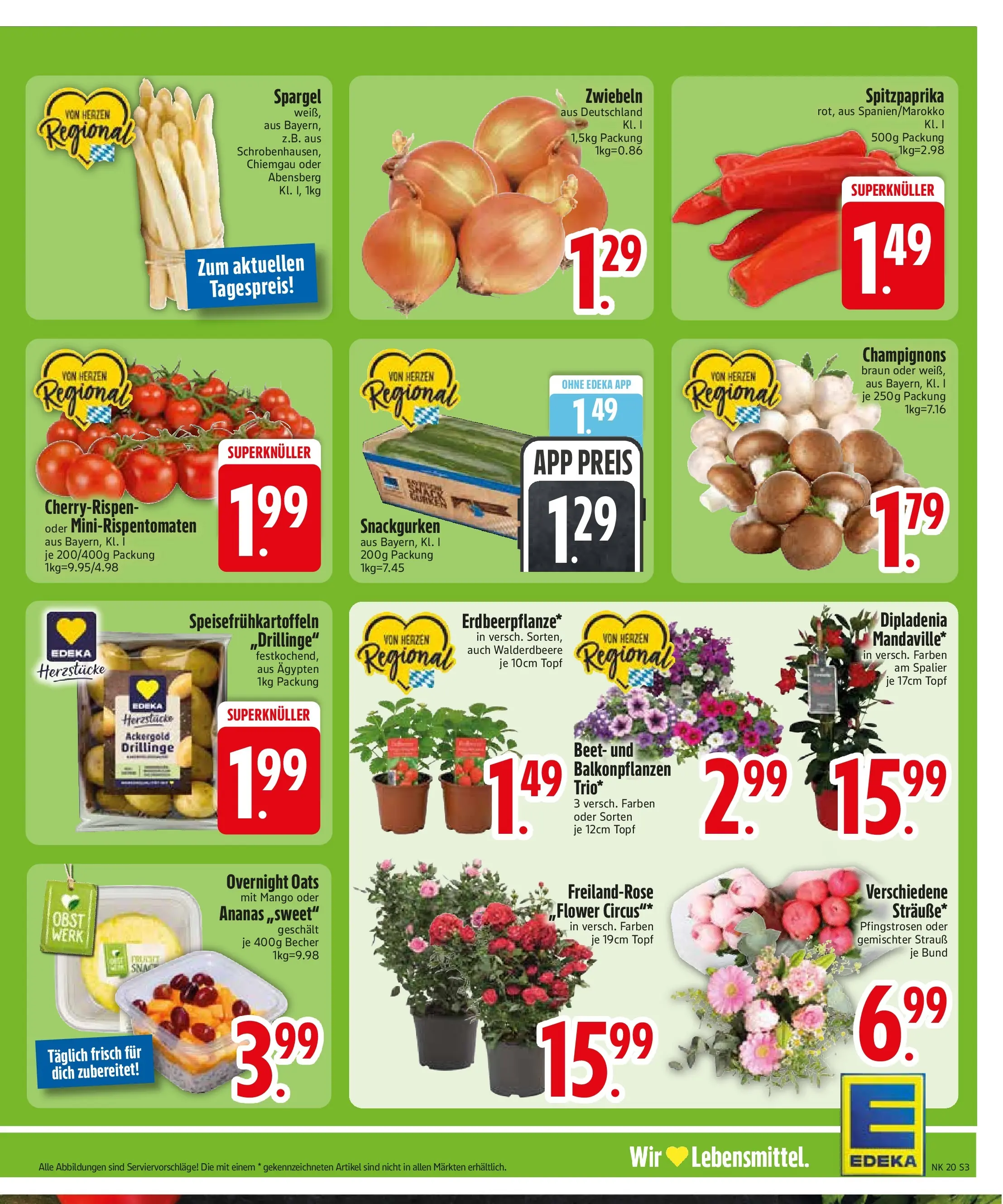 Edeka prospekt Pfaffenhofen/Ilm	 (ab 10.05.2026) » Angebote Online | Seite: 5 | Produkte: Ananas, Champignons, Zwiebeln, Obst
