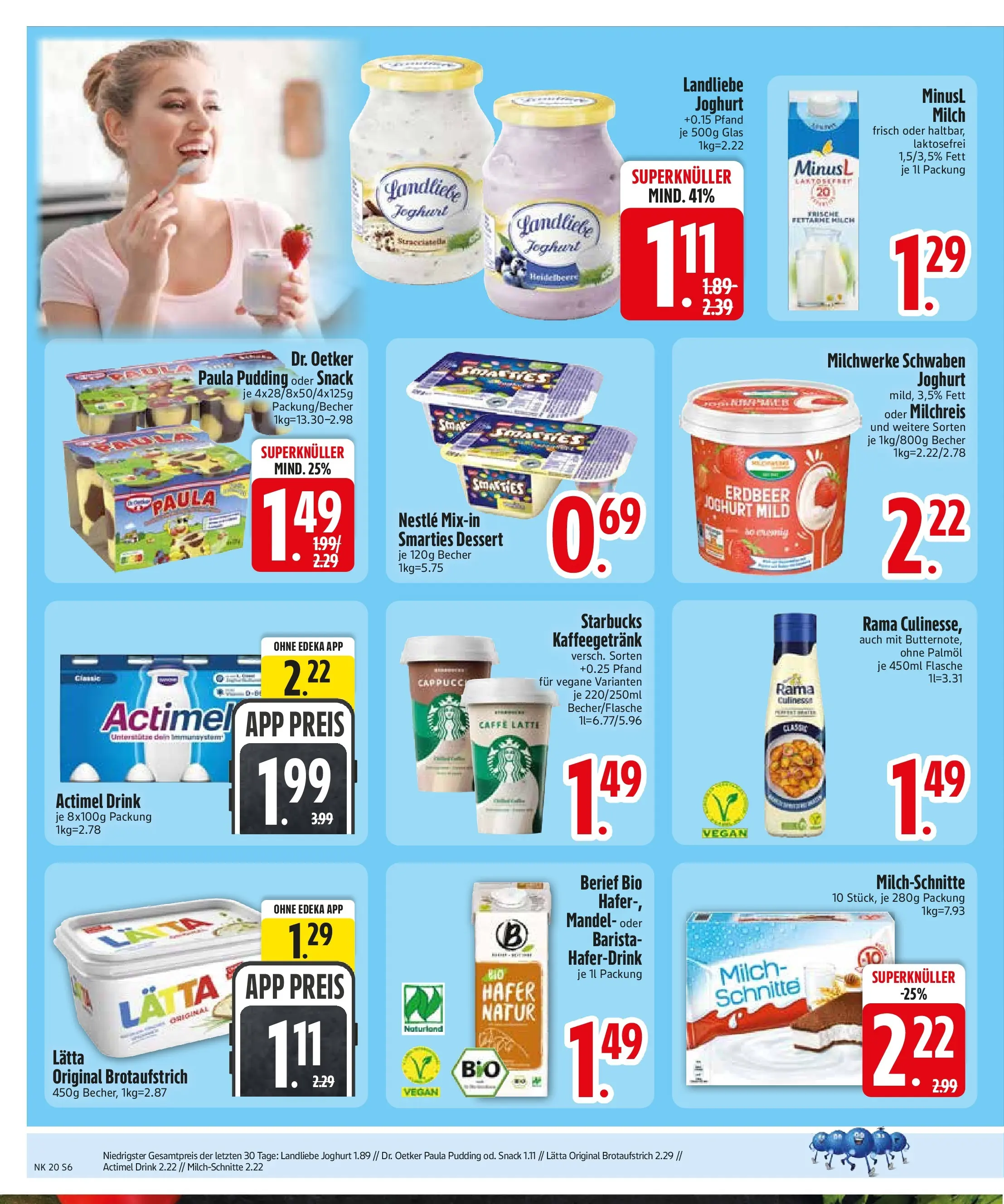Edeka prospekt Pfaffenhofen/Ilm	 (ab 10.05.2026) » Angebote Online | Seite: 8 | Produkte: Milch, Smarties, Haferdrink, Lätta