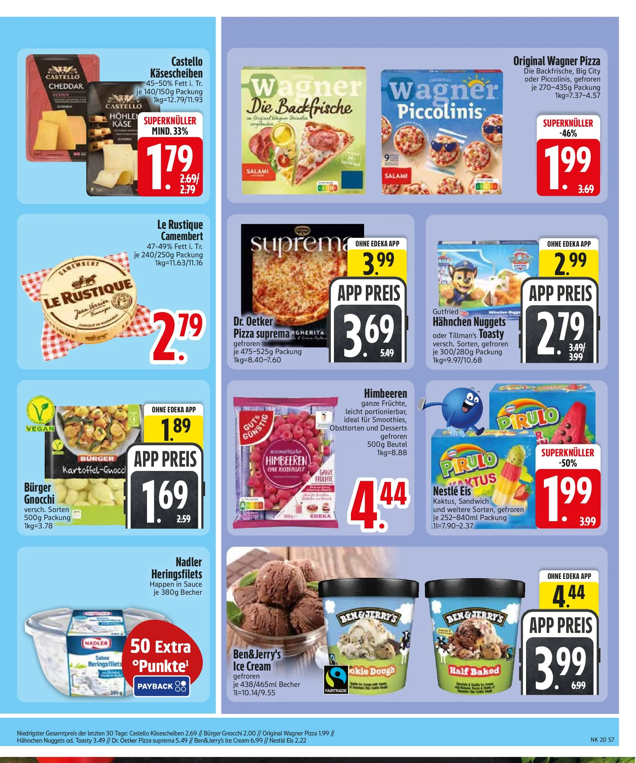 Edeka prospekt Pfaffenhofen/Ilm	 (ab 10.05.2026) » Angebote Online | Seite: 9 | Produkte: Hahnchen, Burger, Salami, Eis
