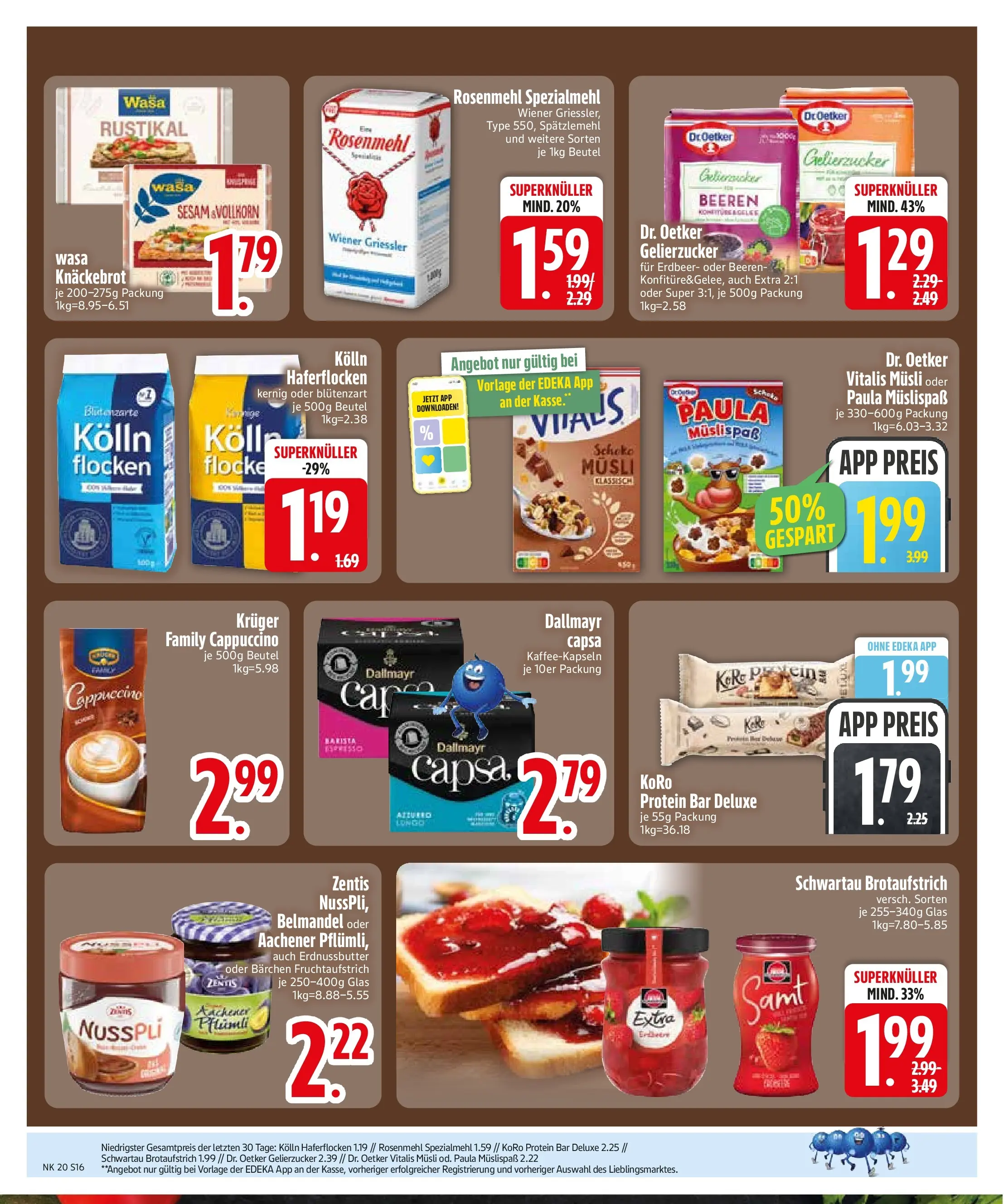 Edeka prospekt Pfaffenhofen/Ilm	 (ab 10.05.2026) » Angebote Online | Seite: 18 | Produkte: Musli, Wasa knackebrot, Flocken, Dallmayr capsa