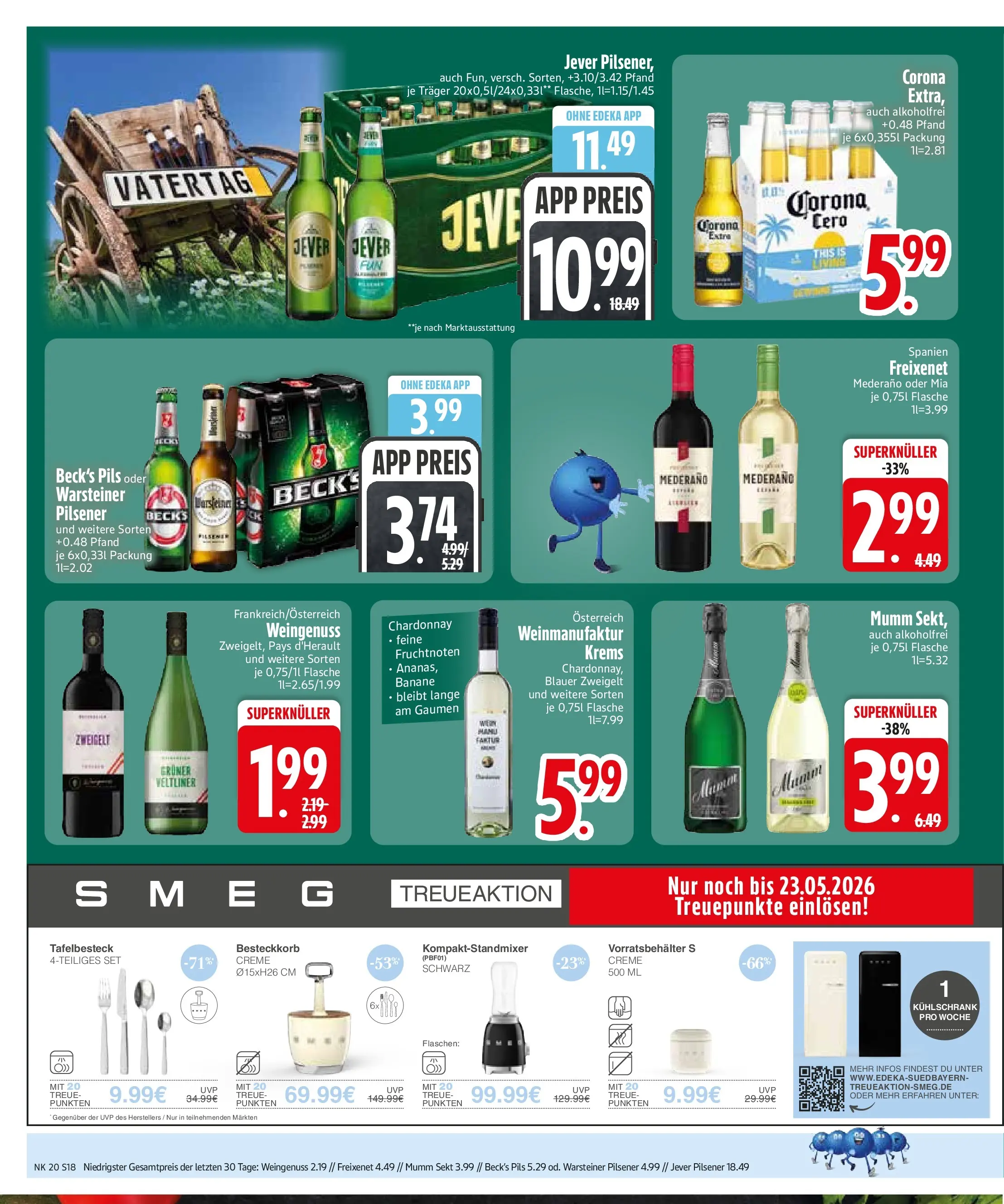 Edeka prospekt Pfaffenhofen/Ilm	 (ab 10.05.2026) » Angebote Online | Seite: 20 | Produkte: Mumm sekt, Freixenet, Warsteiner, Jever