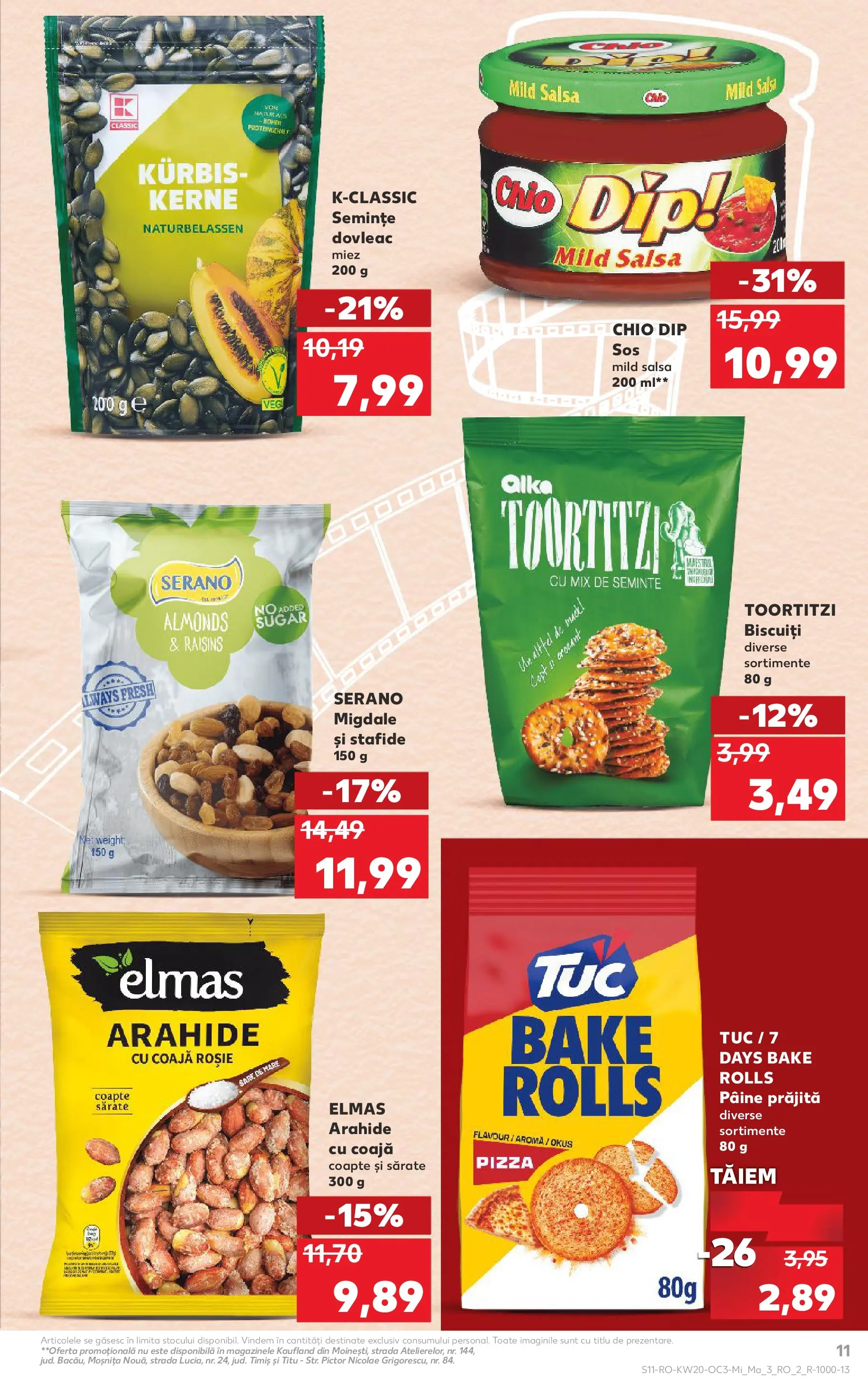 Kaufland Zalau 12.05.2026 - Revista si Oferta | Pagină: 11 | Produse: Dovleac, Semințe, Biscuiți, Sos