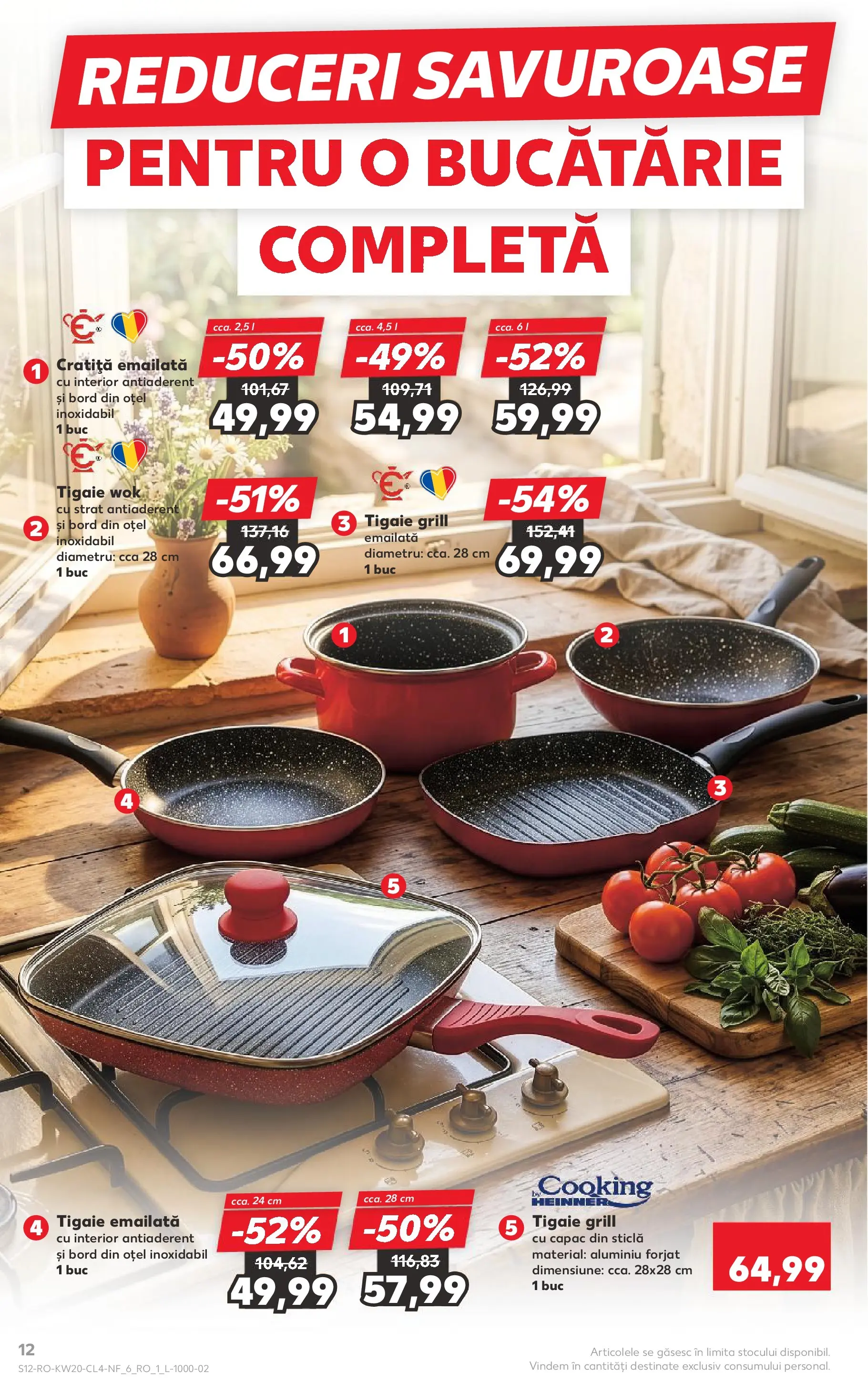 Kaufland Galați 12.05.2026 - Revista si Oferta | Pagină: 12 | Produse: Tigaie, Cratiță, Grill, Bucătărie