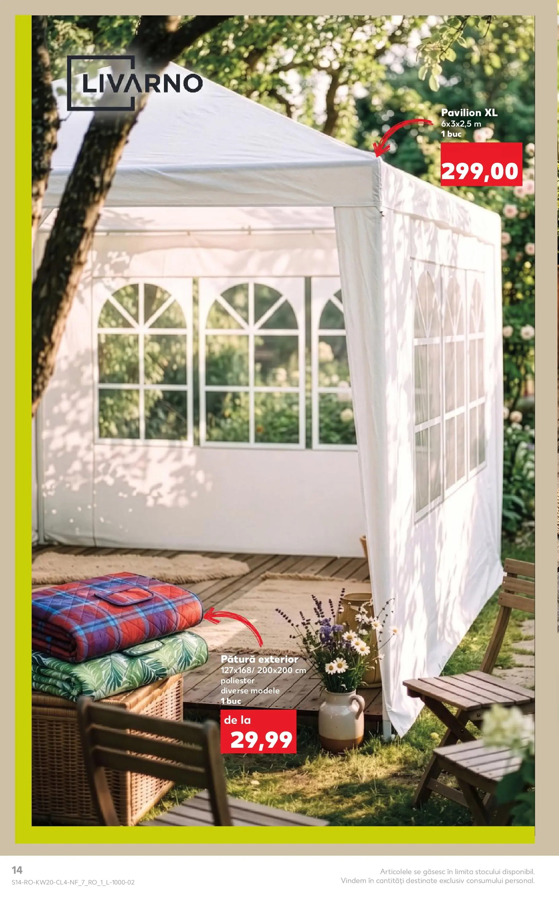Kaufland Galați 12.05.2026 - Revista si Oferta | Pagină: 14 | Produse: Pătură, Pavilion