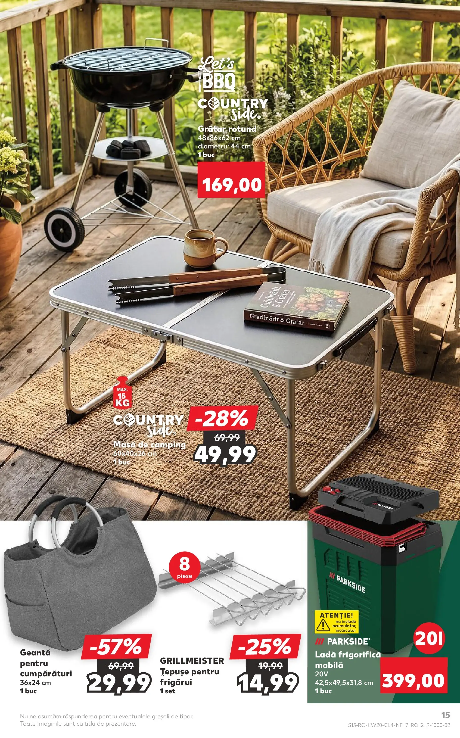 Kaufland Galați 12.05.2026 - Revista si Oferta | Pagină: 15 | Produse: Încărcător, Geantă, Grill, Masă