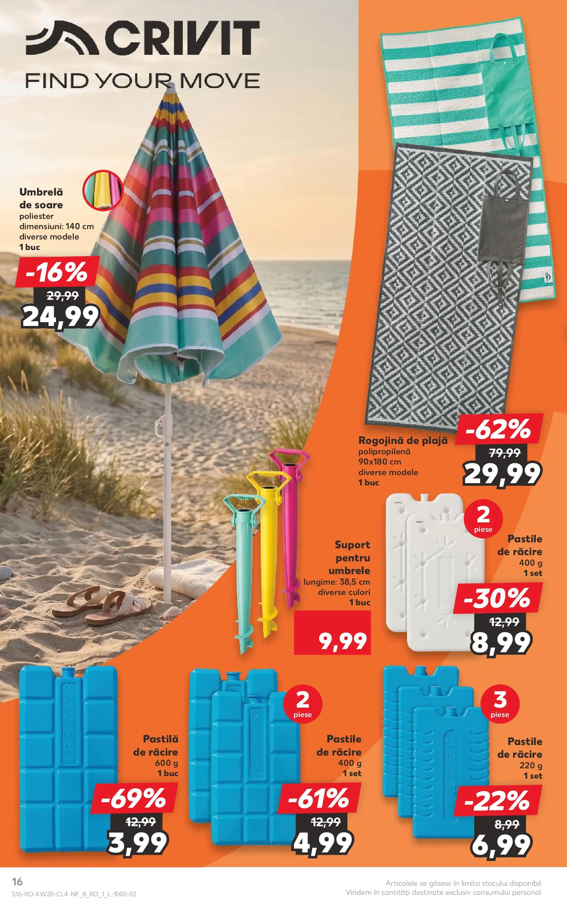 Kaufland Galați 12.05.2026 - Revista si Oferta | Pagină: 16 | Produse: Umbrelă, Rogojină