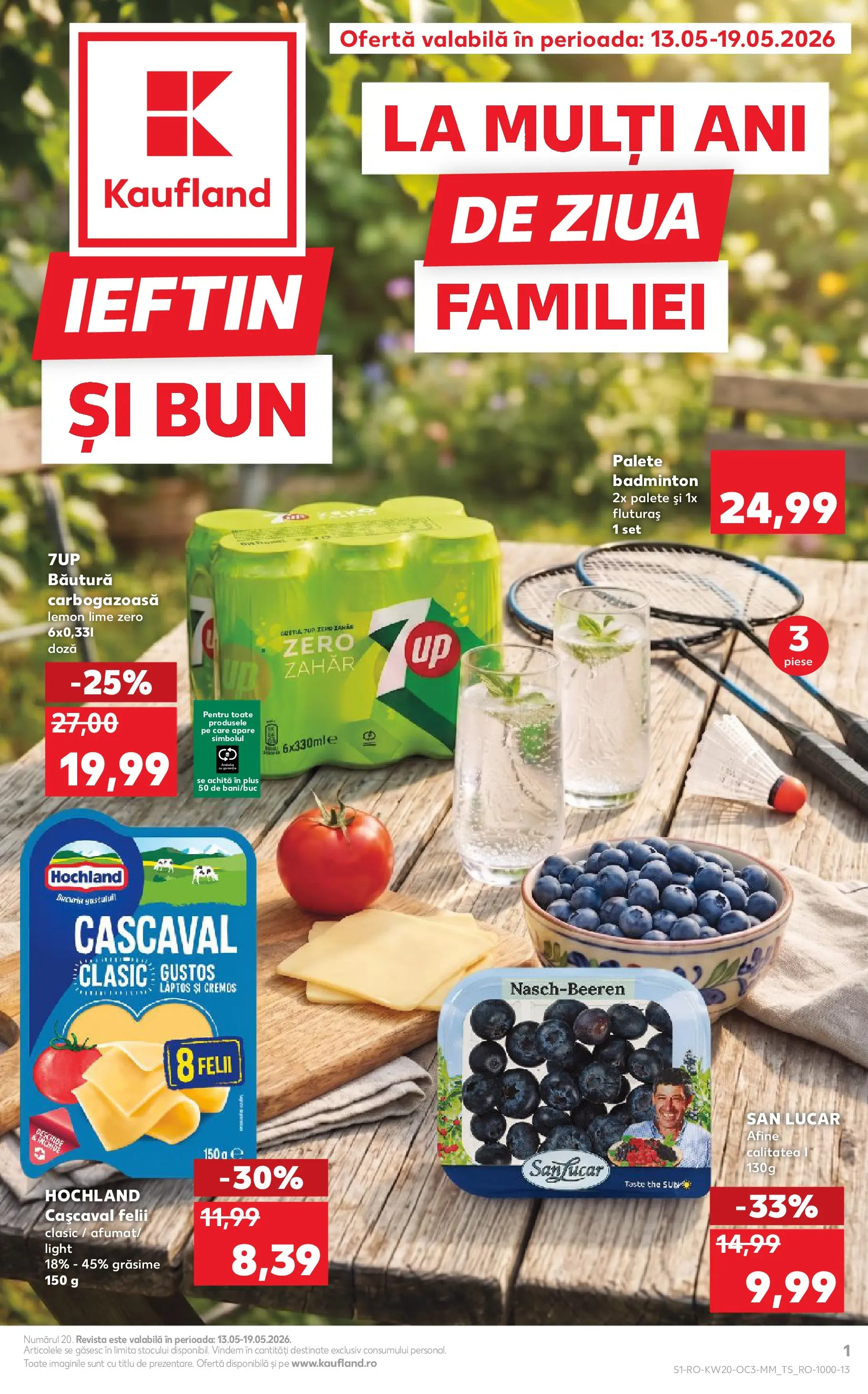 Kaufland Viseu de Sus 12.05.2026 - Revista si Oferta | Pagină: 1 | Produse: Lime, Afine, Cașcaval, Zahăr