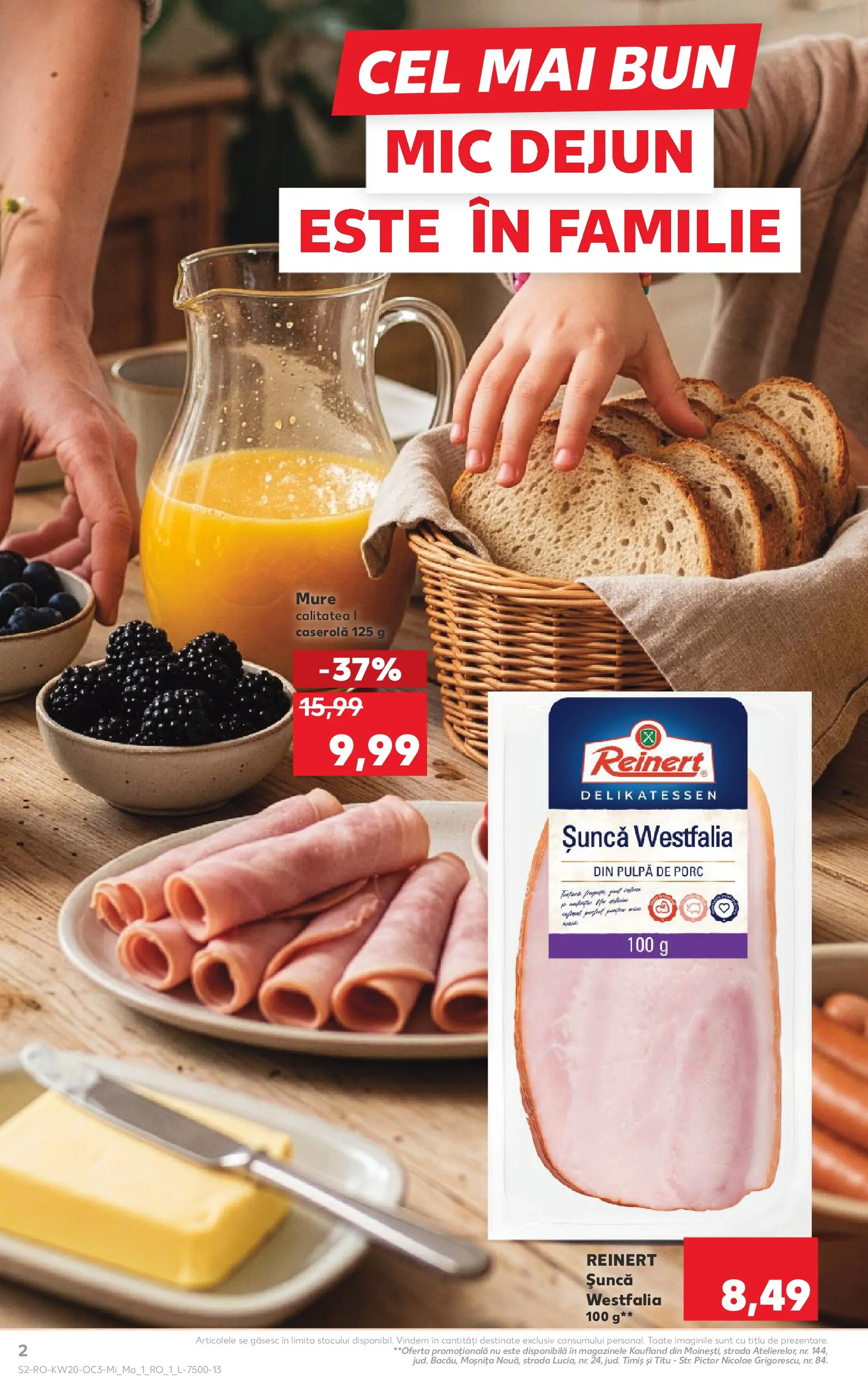 Kaufland Viseu de Sus 12.05.2026 - Revista si Oferta | Pagină: 2 | Produse: Șuncă