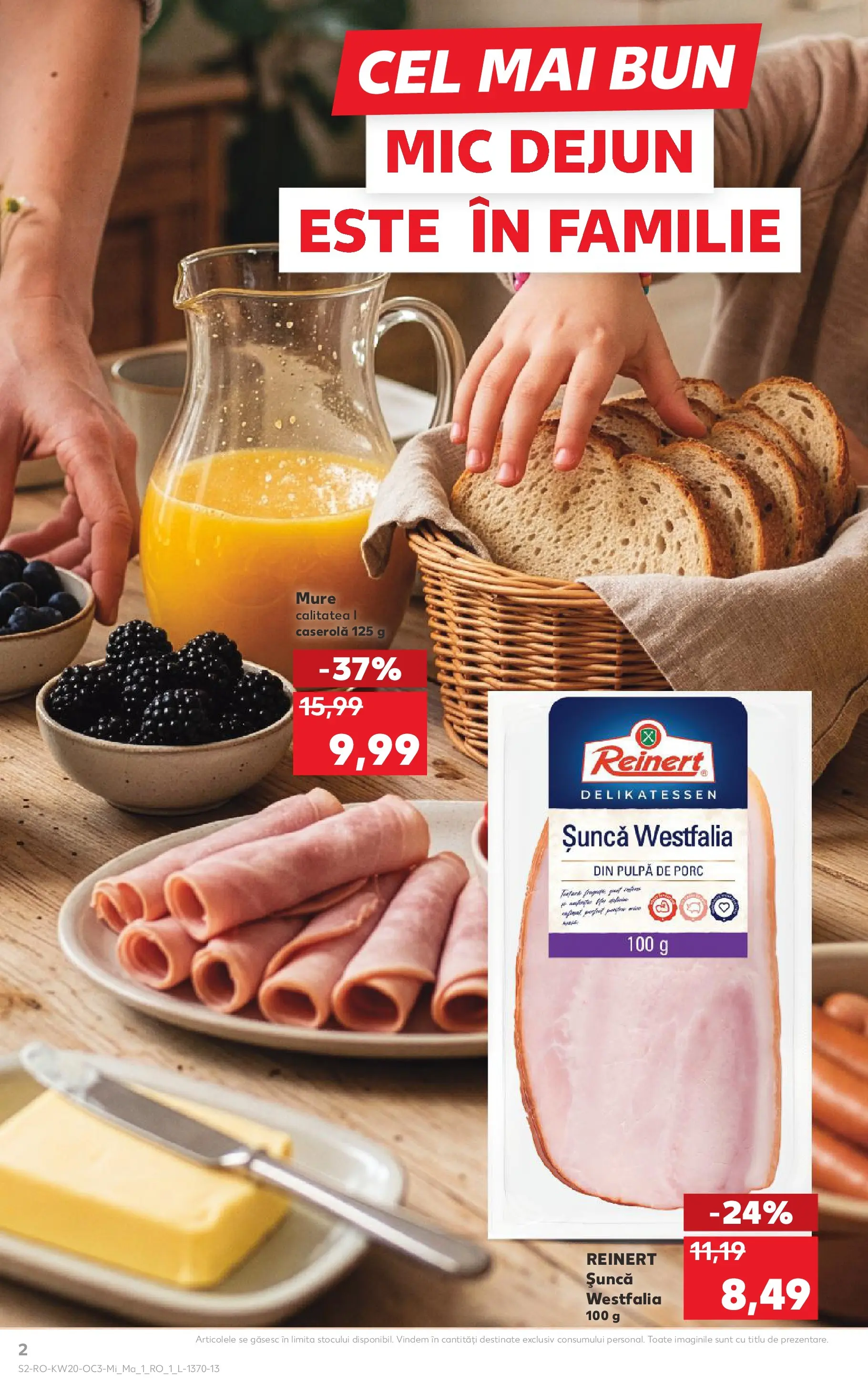 Kaufland Carei 13.05.2026 - Revista si Oferta | Pagină: 2 | Produse: Șuncă