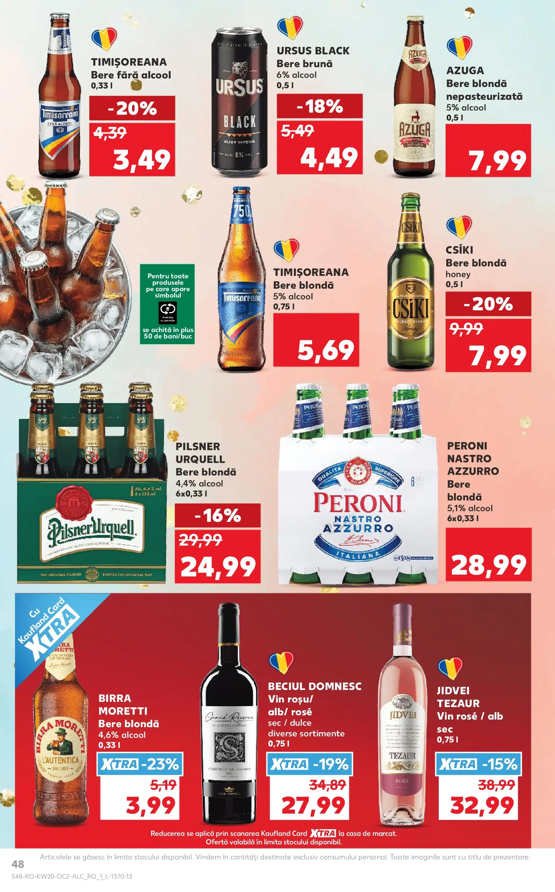 Kaufland Slatina 13.05.2026 - Revista si Oferta | Pagină: 48 | Produse: Vin, Bere