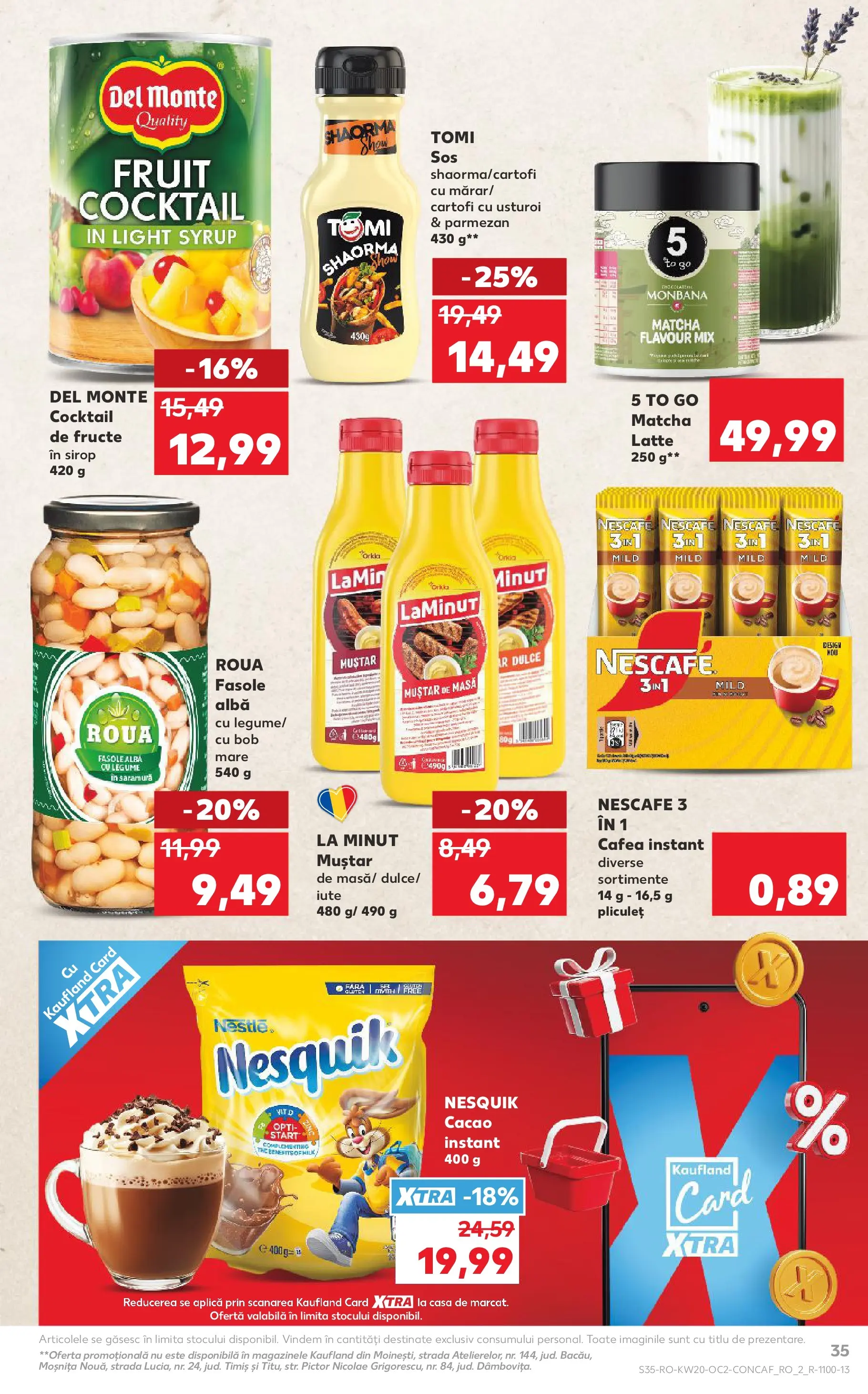 Kaufland Ploiești 13.05.2026 - Revista si Oferta | Pagină: 35 | Produse: Cafea, Muștar, Legume, Sos