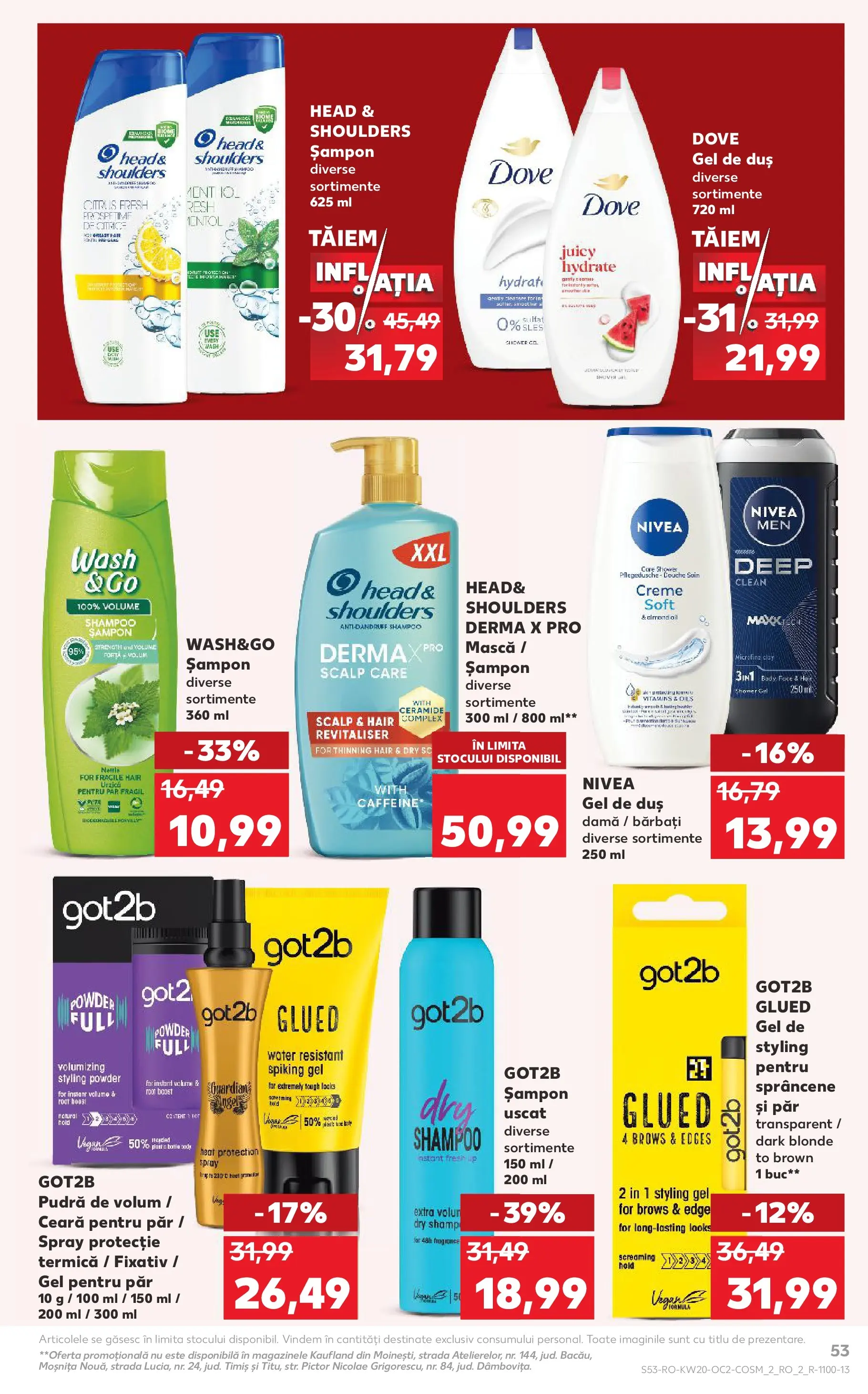 Kaufland Ploiești 13.05.2026 - Revista si Oferta | Pagină: 53 | Produse: Pomelo, Duș, Gel de duș, Gel pentru păr
