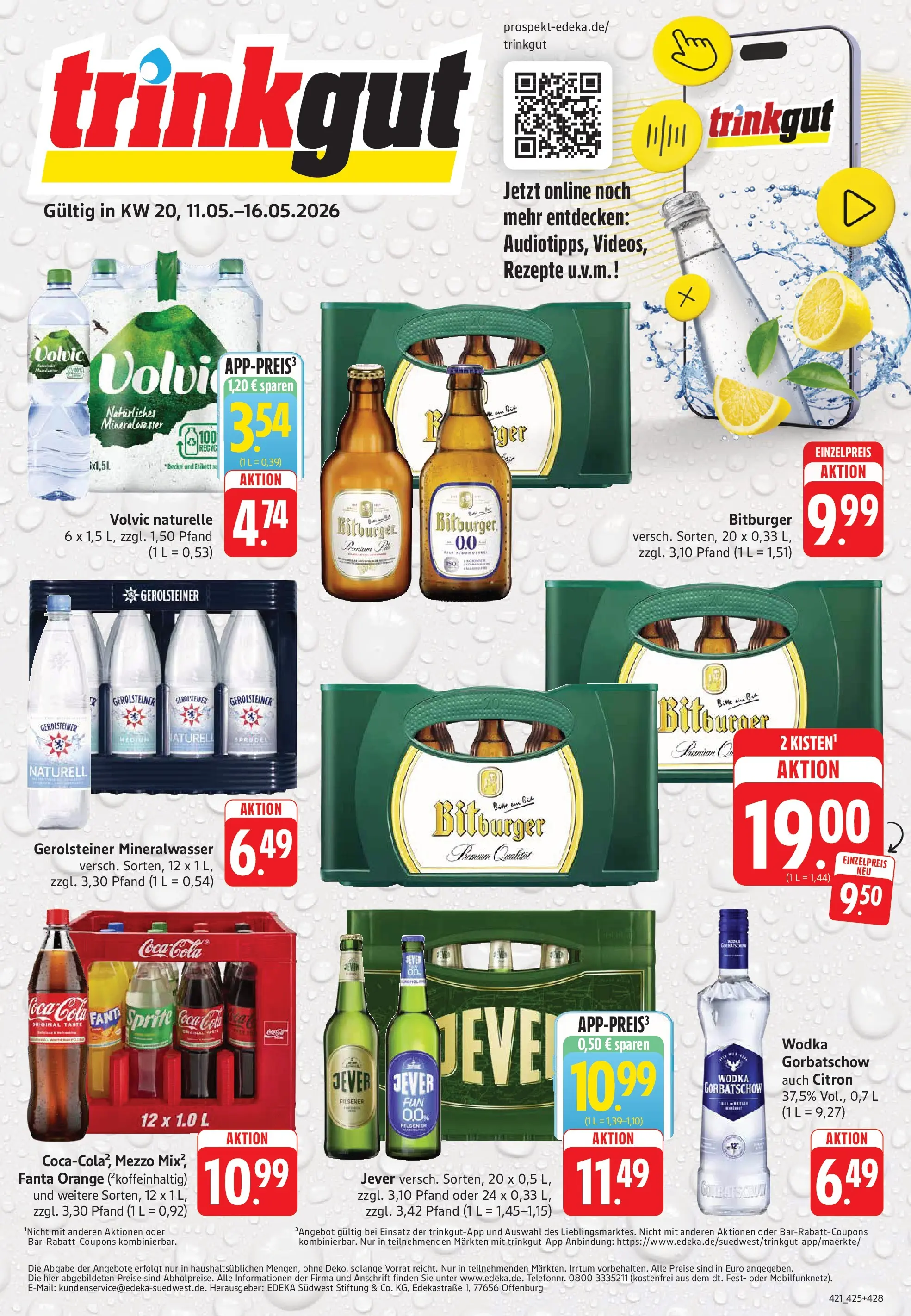 Trinkgut Prospekt Idstein	 (ab 10.05.2026) » Angebote online | Seite: 1 | Produkte: Fanta, Burger, Volvic, Gerolsteiner