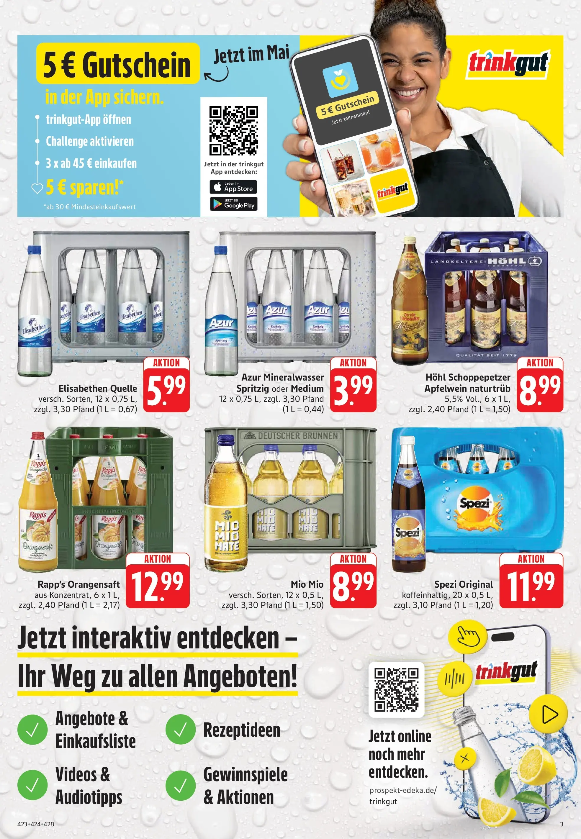 Trinkgut Prospekt Idstein	 (ab 10.05.2026) » Angebote online | Seite: 3 | Produkte: Orangensaft, Mineralwasser