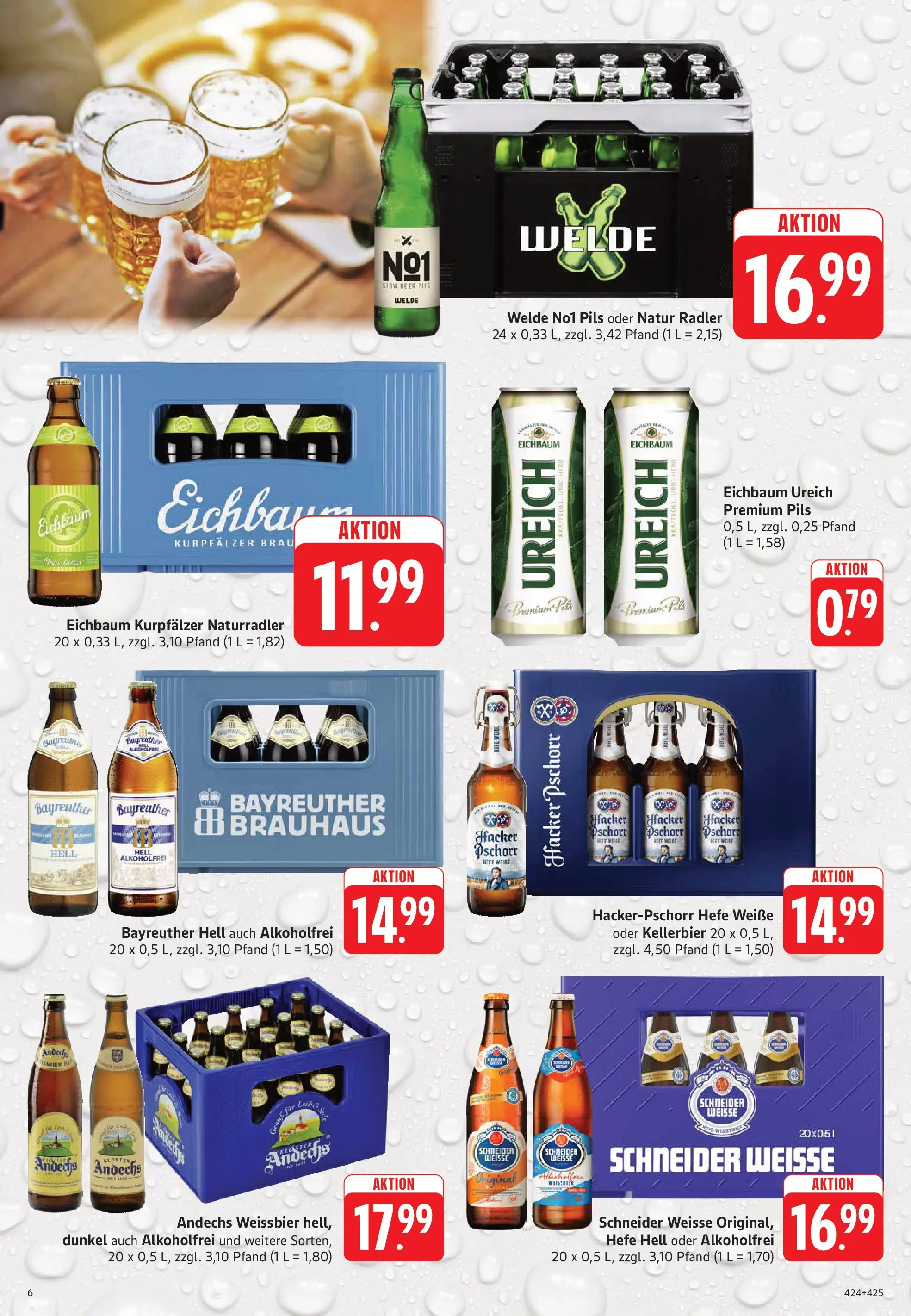 Trinkgut Prospekt Hemsbach	 (ab 10.05.2026) » Angebote online | Seite: 6 | Produkte: Bayreuther hell, Weißbier, Pils, Radler