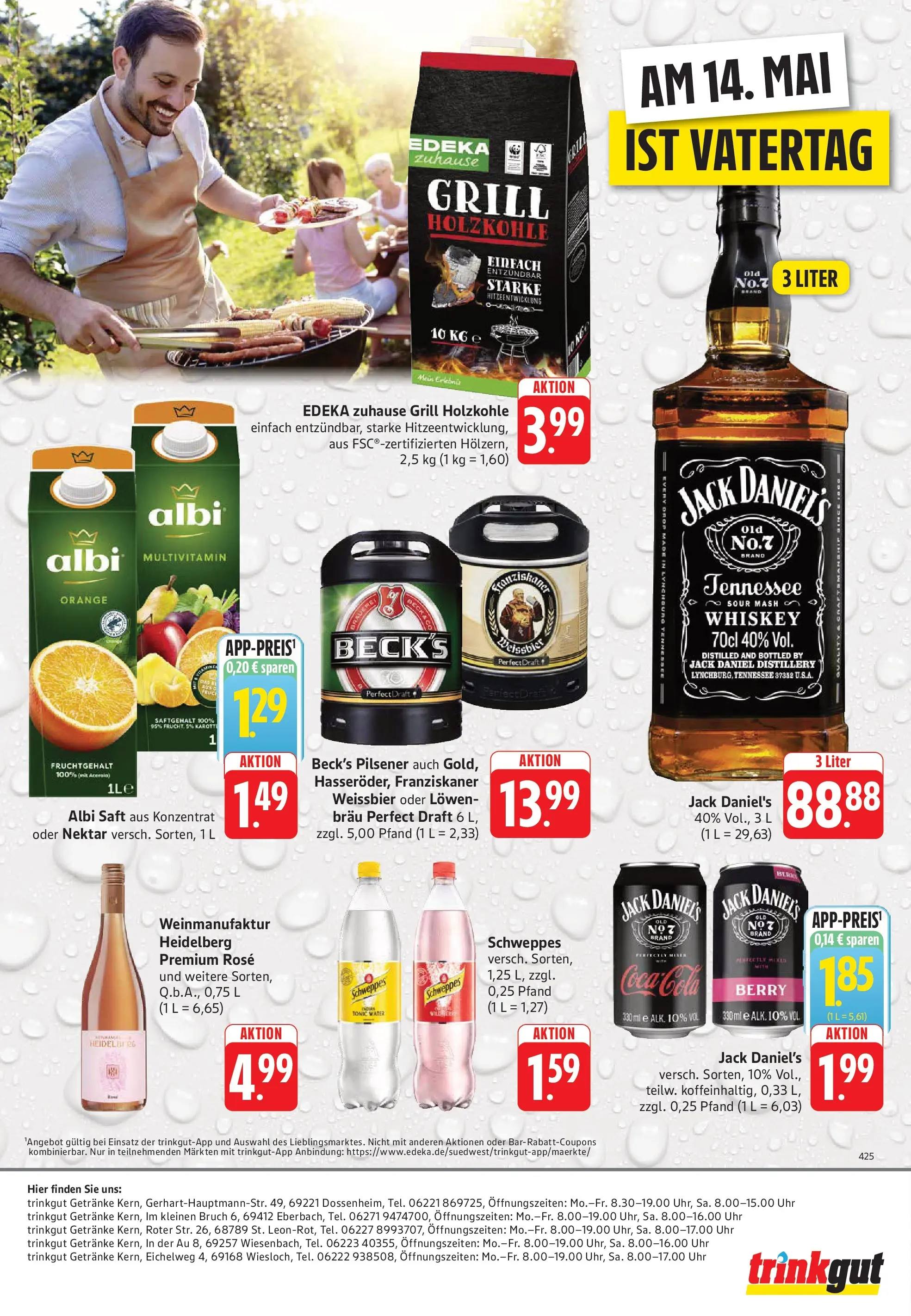 Trinkgut Prospekt St. Leon-Rot	 (ab 10.05.2026) » Angebote online | Seite: 8 | Produkte: Coca cola, Schweppes, Karotte, Whiskey