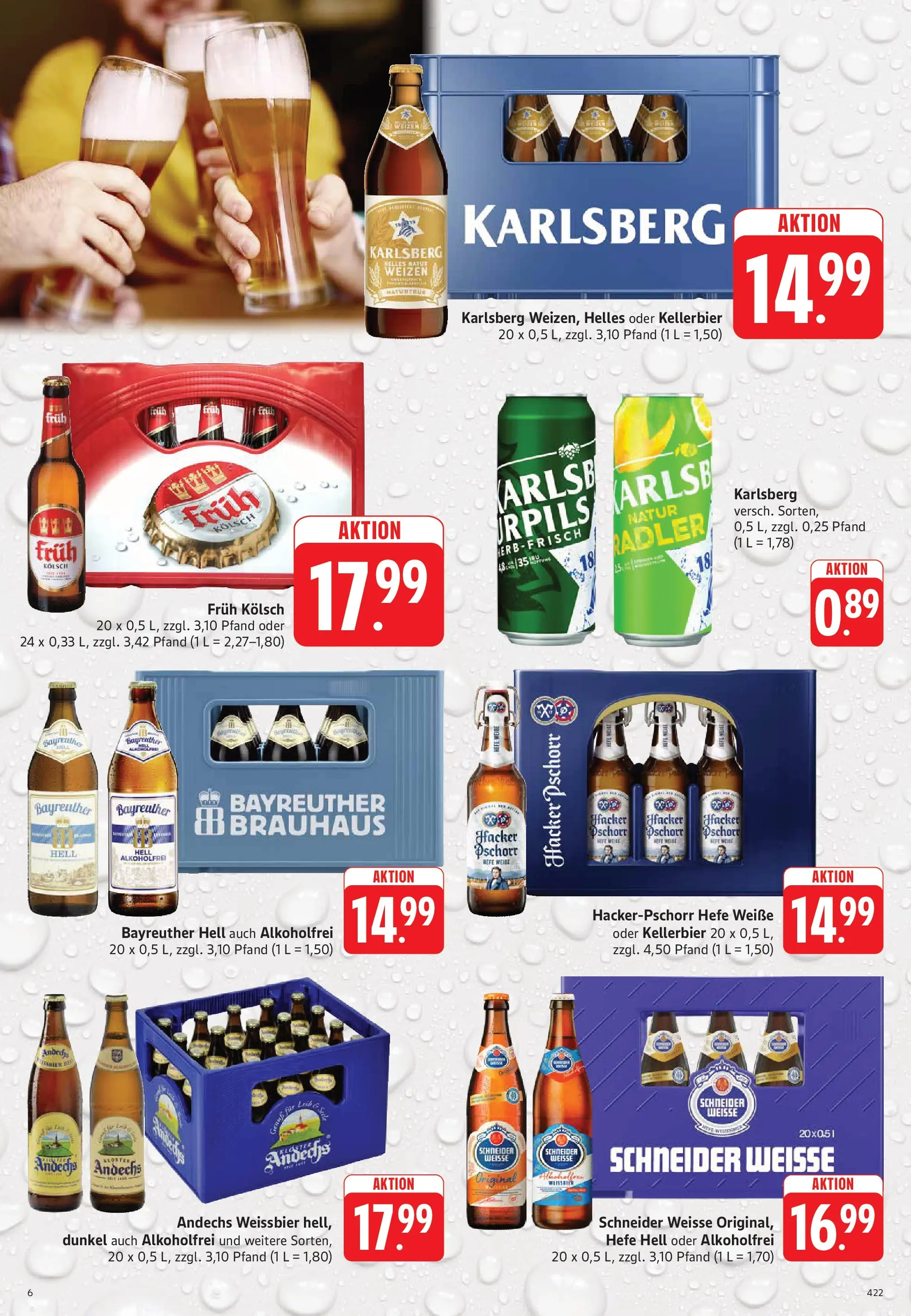 Trinkgut Prospekt Dillingen	 (ab 10.05.2026) » Angebote online | Seite: 6 | Produkte: Bayreuther hell, Weißbier, Radler