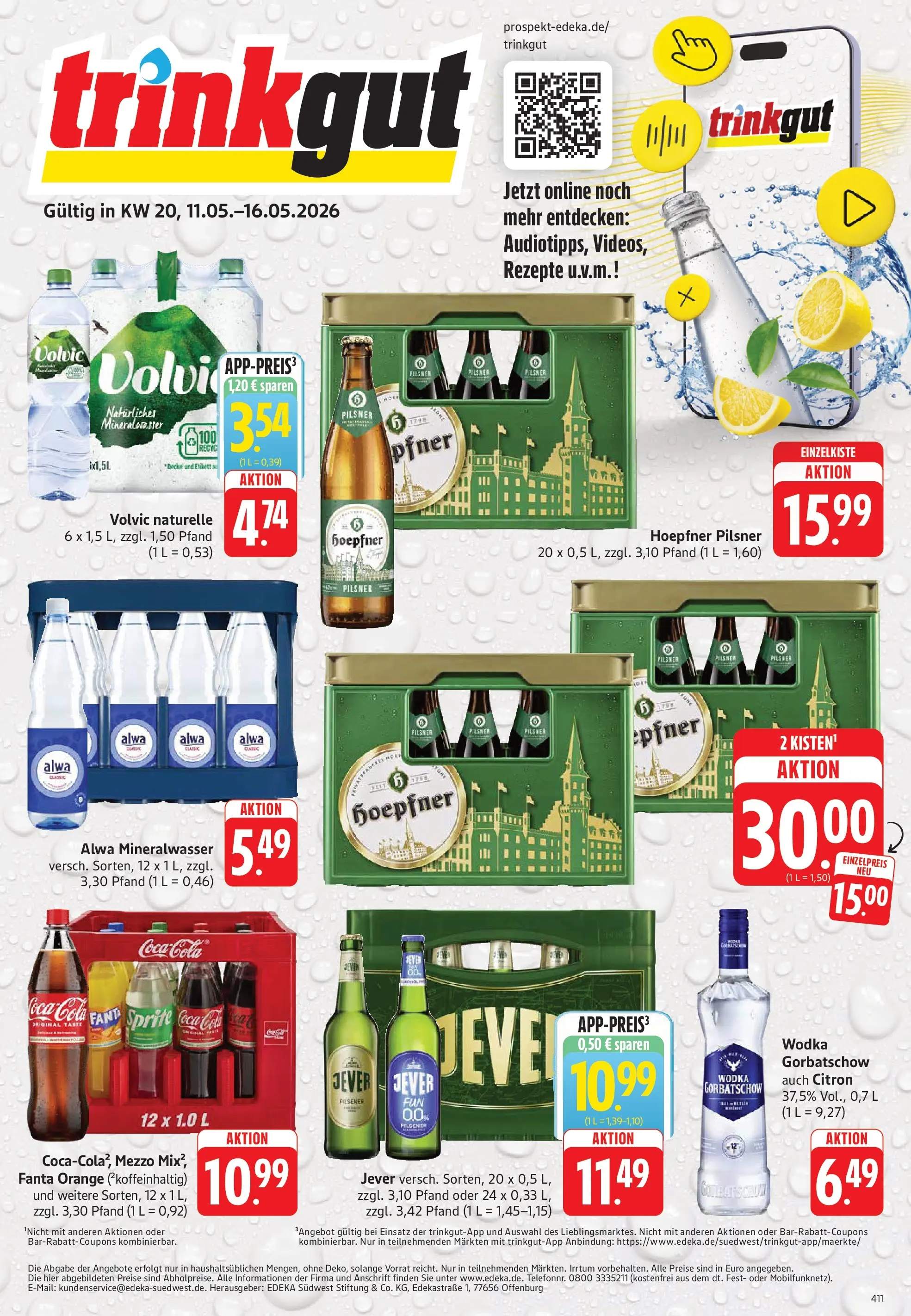 Trinkgut Prospekt Karlsbad - Langensteinbach	 (ab 10.05.2026) » Angebote online | Seite: 1 | Produkte: Coca cola, Fanta, Cola, Wodka