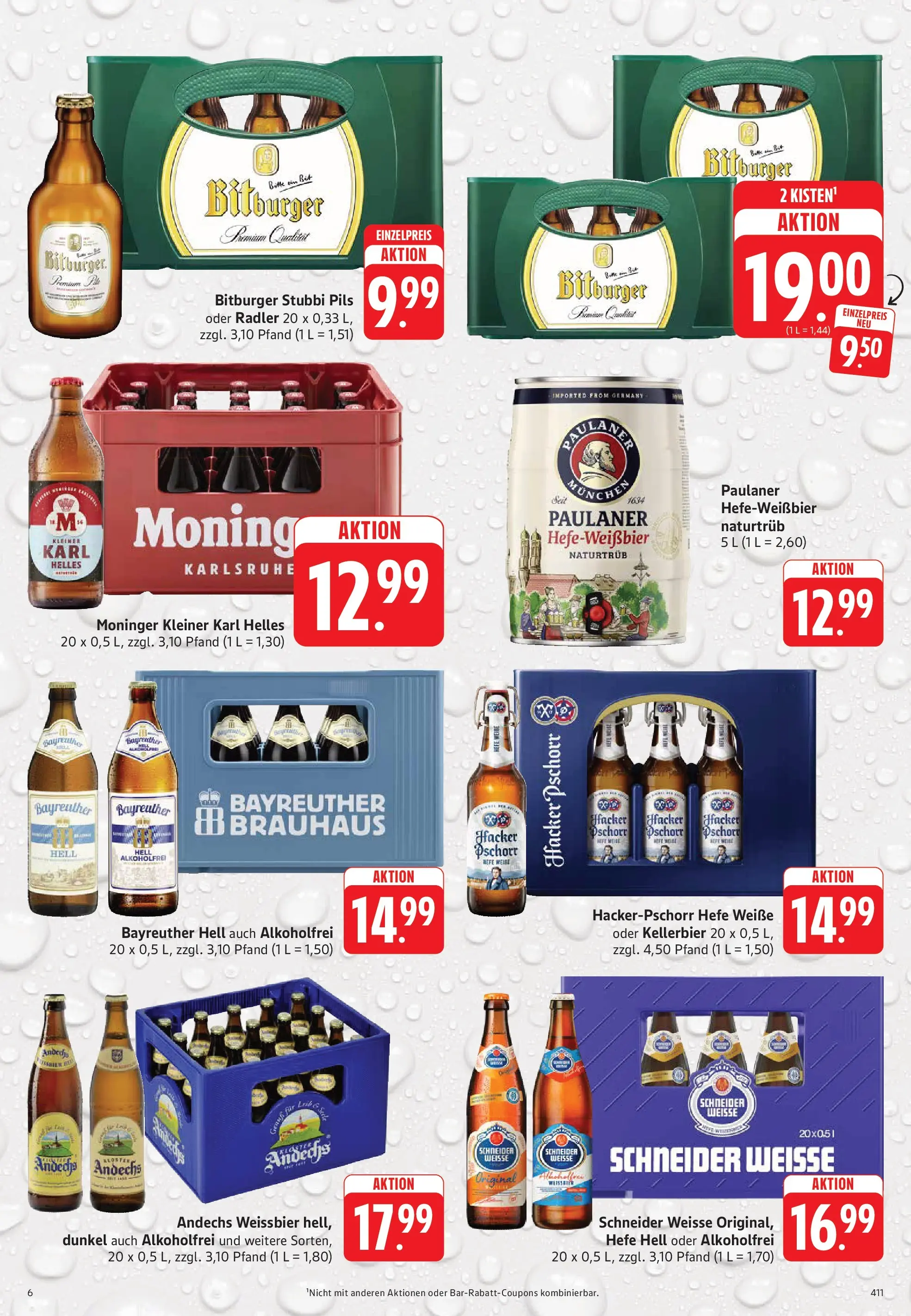 Trinkgut Prospekt Karlsbad - Langensteinbach	 (ab 10.05.2026) » Angebote online | Seite: 6 | Produkte: Bayreuther hell, Bitburger, Radler, Paulaner