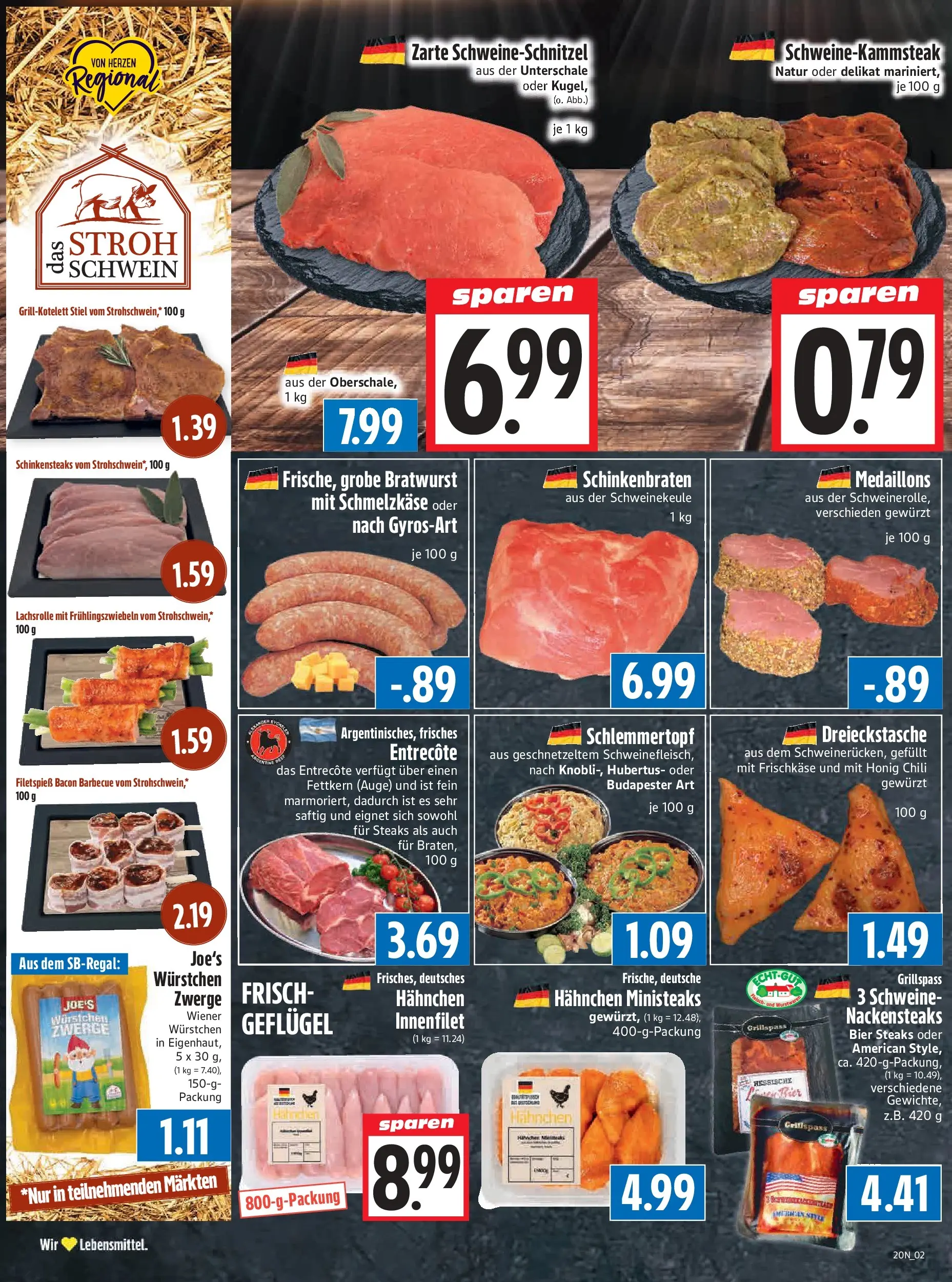 Angebote - Edeka Hahner: Wochenangebote (ab 10.05.2026) zum Blättern | Seite: 6 | Produkte: Hahnchen, Bratwurst, Chili, Frischkase