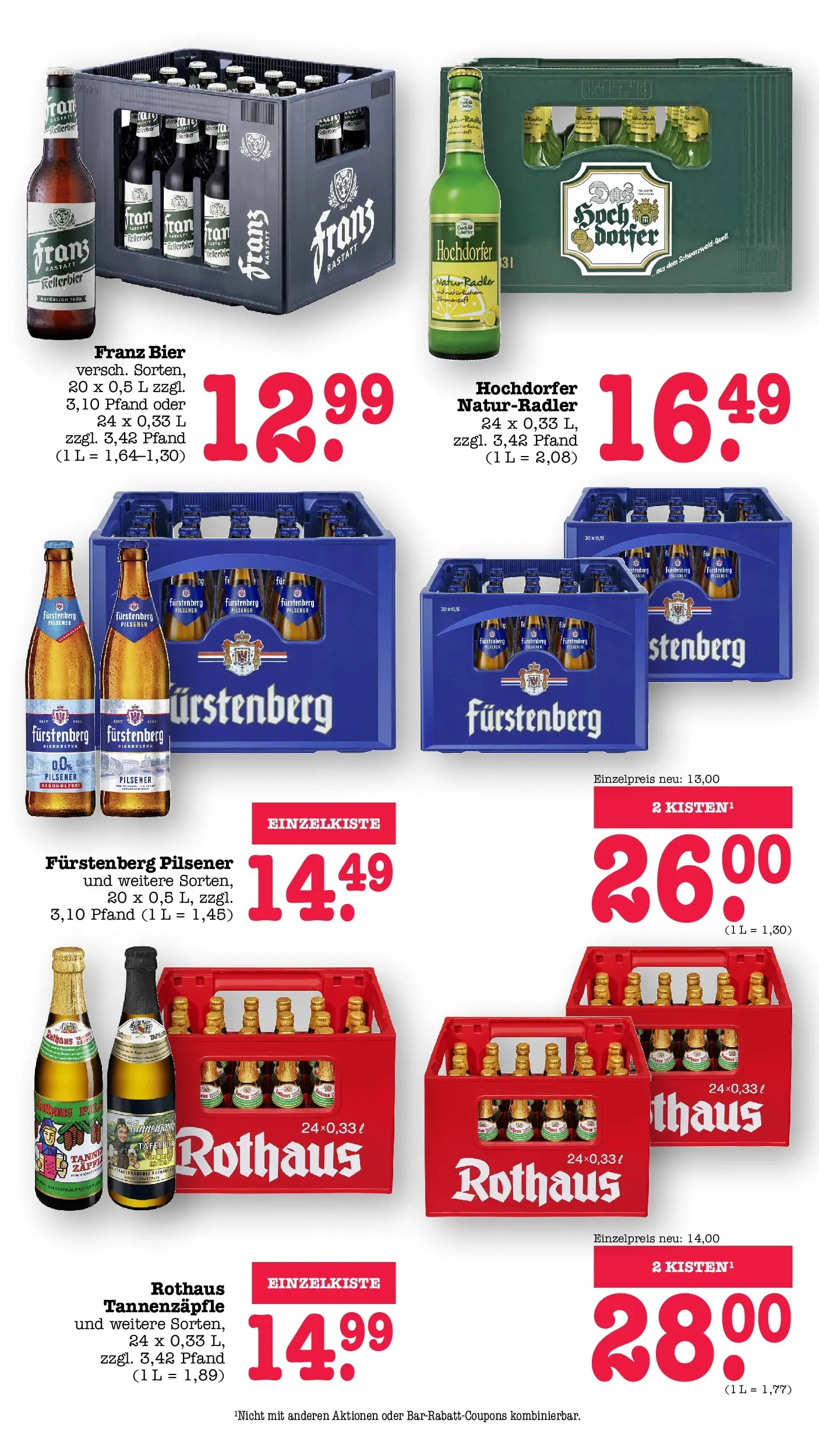 E center Prospekt Sinzheim (ab 10.05.2026) zum Blättern | Seite: 51 | Produkte: Bier, Radler E center Prospekt Sinzheim (ab 10.05.2026) zum Blättern | Seite: 51 | Produkte: Bier, Radler