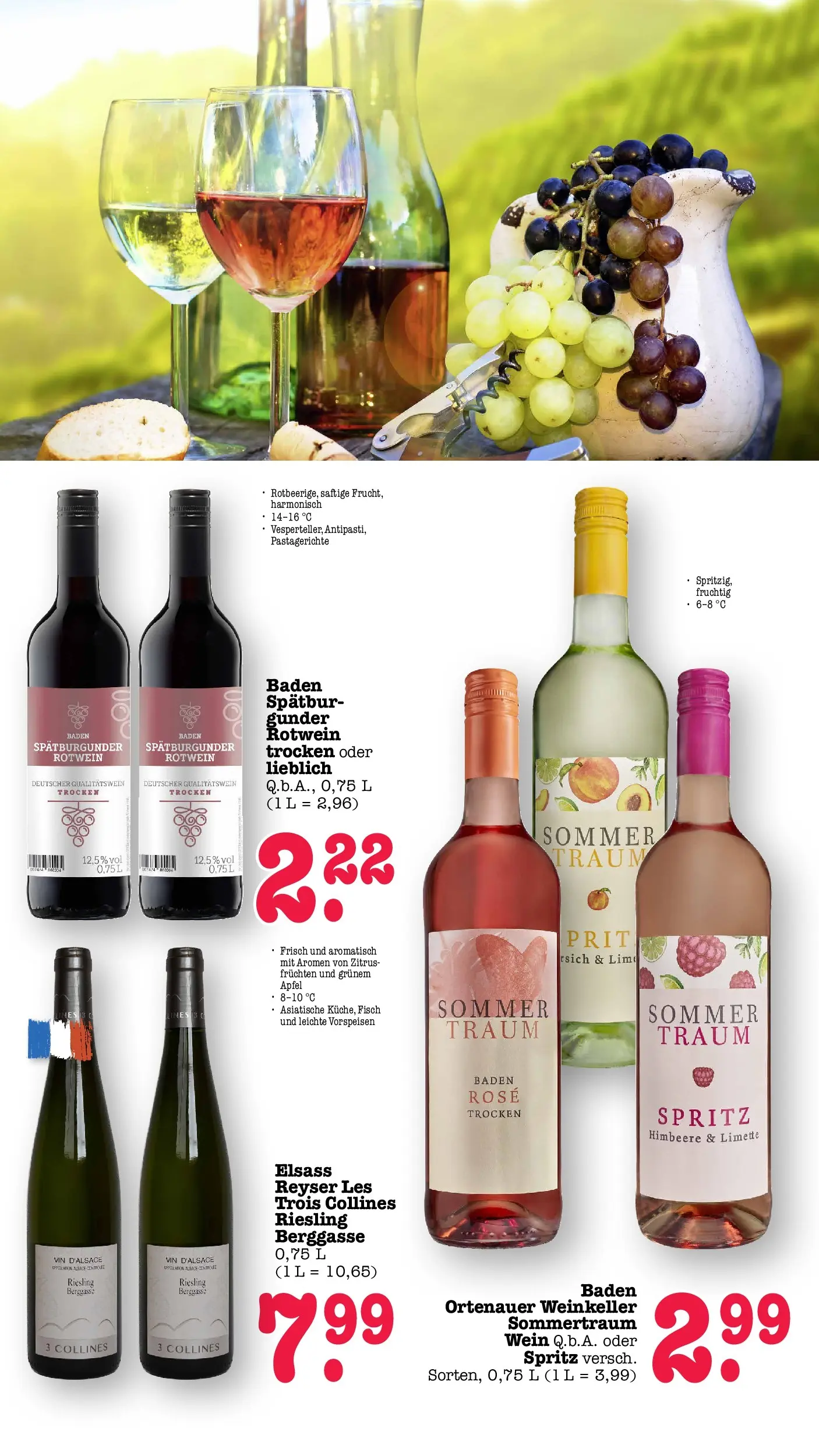 E center Prospekt Sinzheim (ab 10.05.2026) zum Blättern | Seite: 56 | Produkte: Rotwein, Äpfel, Limette, Himbeere E center Prospekt Sinzheim (ab 10.05.2026) zum Blättern | Seite: 56 | Produkte: Rotwein, Äpfel, Limette, Himbeere