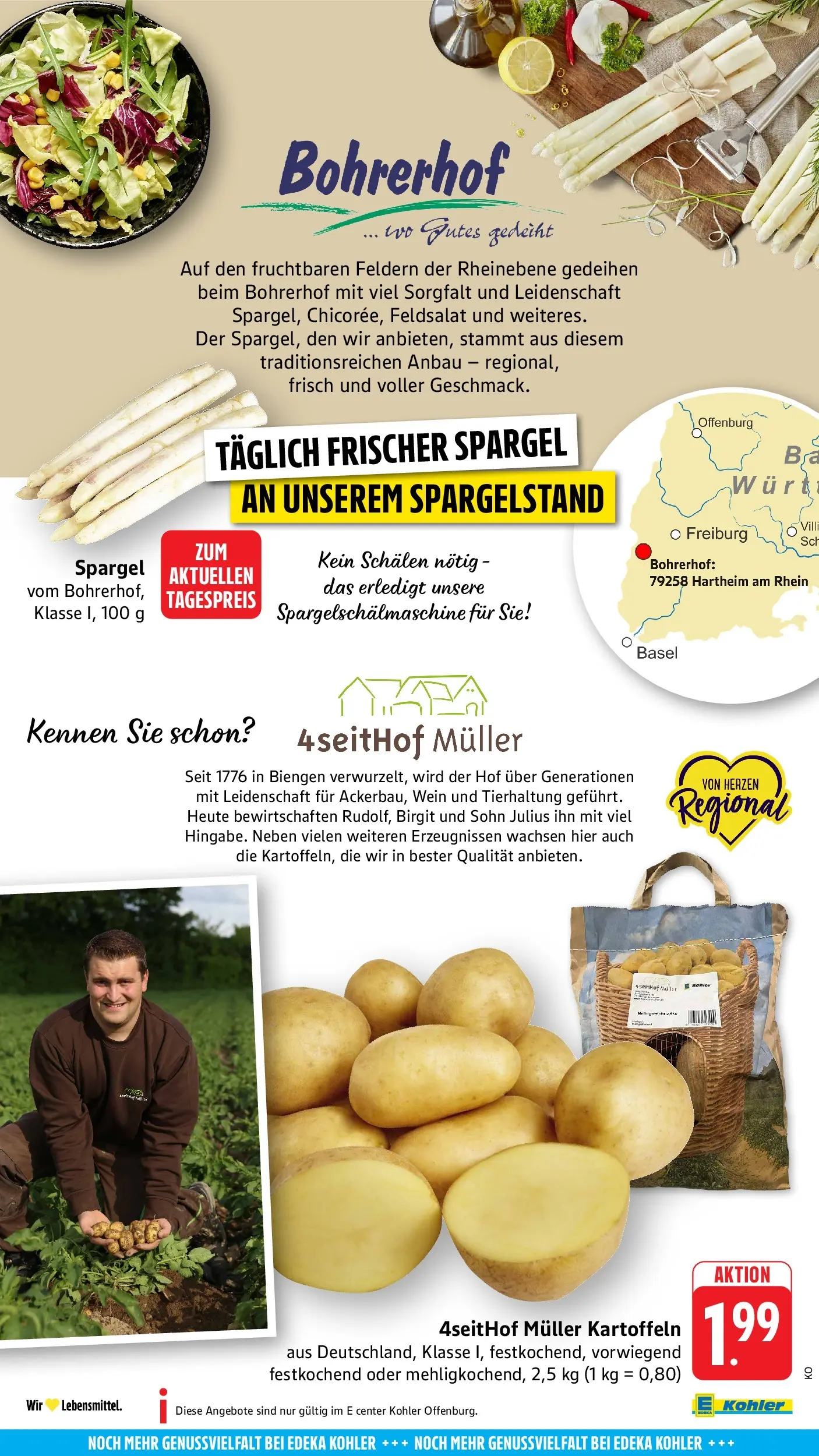 E center Prospekt Offenburg	 (ab 10.05.2026) zum Blättern | Seite: 58 | Produkte: Bier, Pils, Fleisch, Uhr
