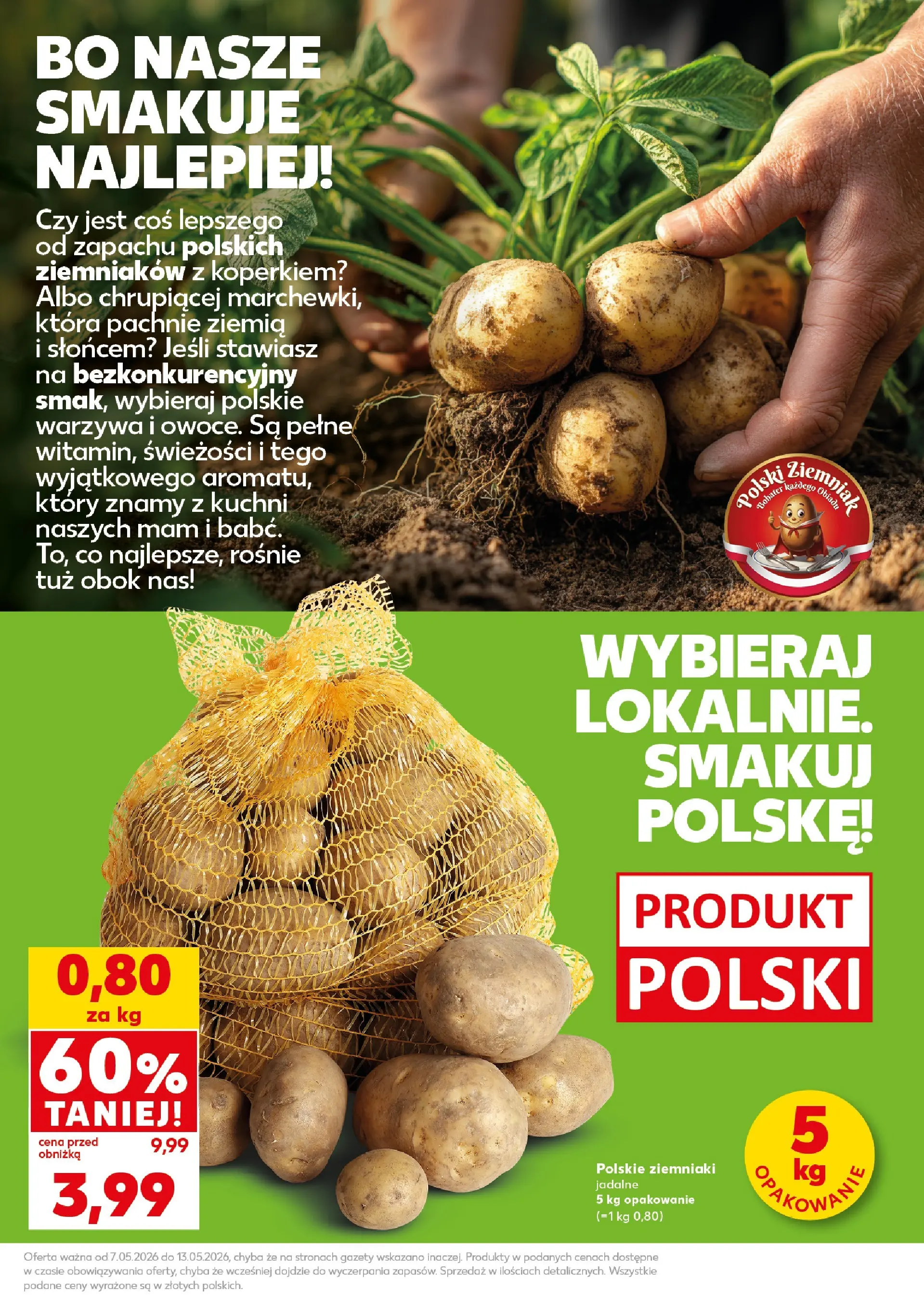 Kaufland - Kaufland Gazetka Tygodnia ważna do 13.05 od 06.05.2026 - od jutra PDF | Strona: 19 | Produkty: Ziemia, Ziemniaki, Warzywa