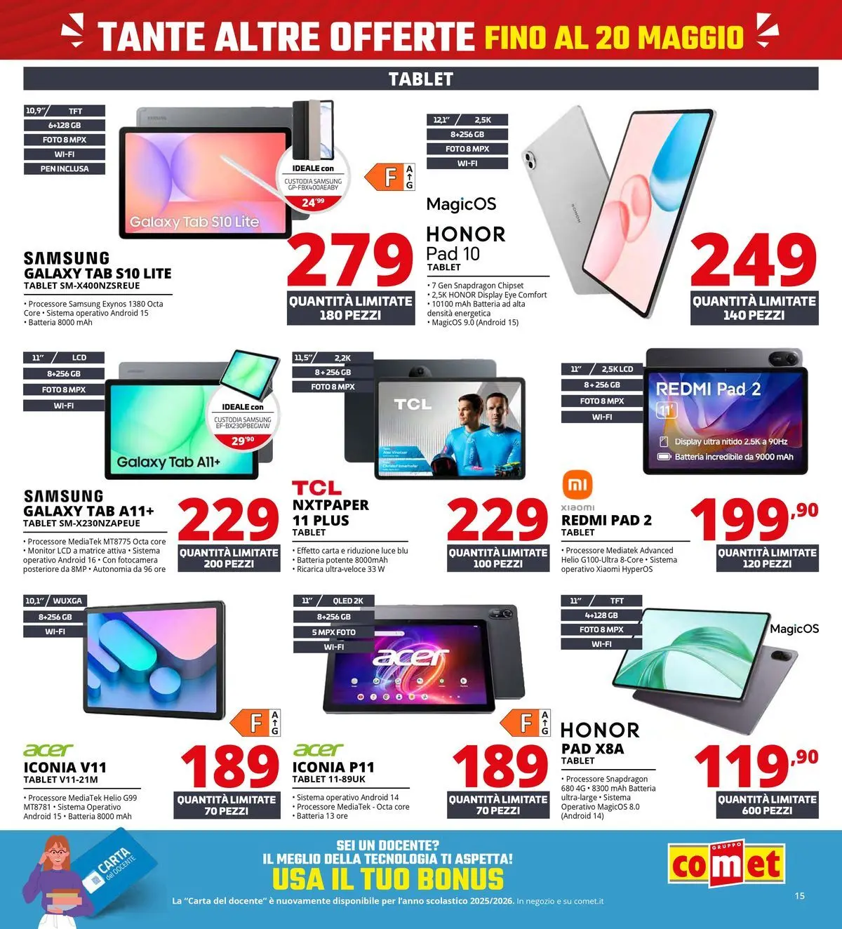 Nuovo Comet - SOTTOCOSTO da Comet! dal 08/05/2026 > offerte anteprima 🛍️ | Pagina: 15