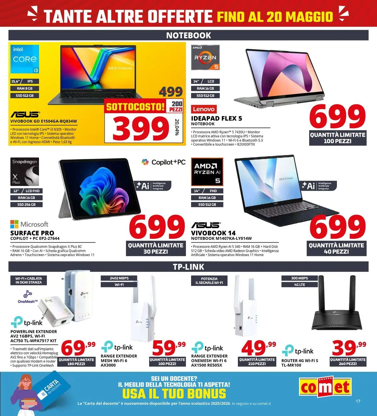 Nuovo Comet - SOTTOCOSTO da Comet! dal 08/05/2026 > offerte anteprima 🛍️ | Pagina: 17